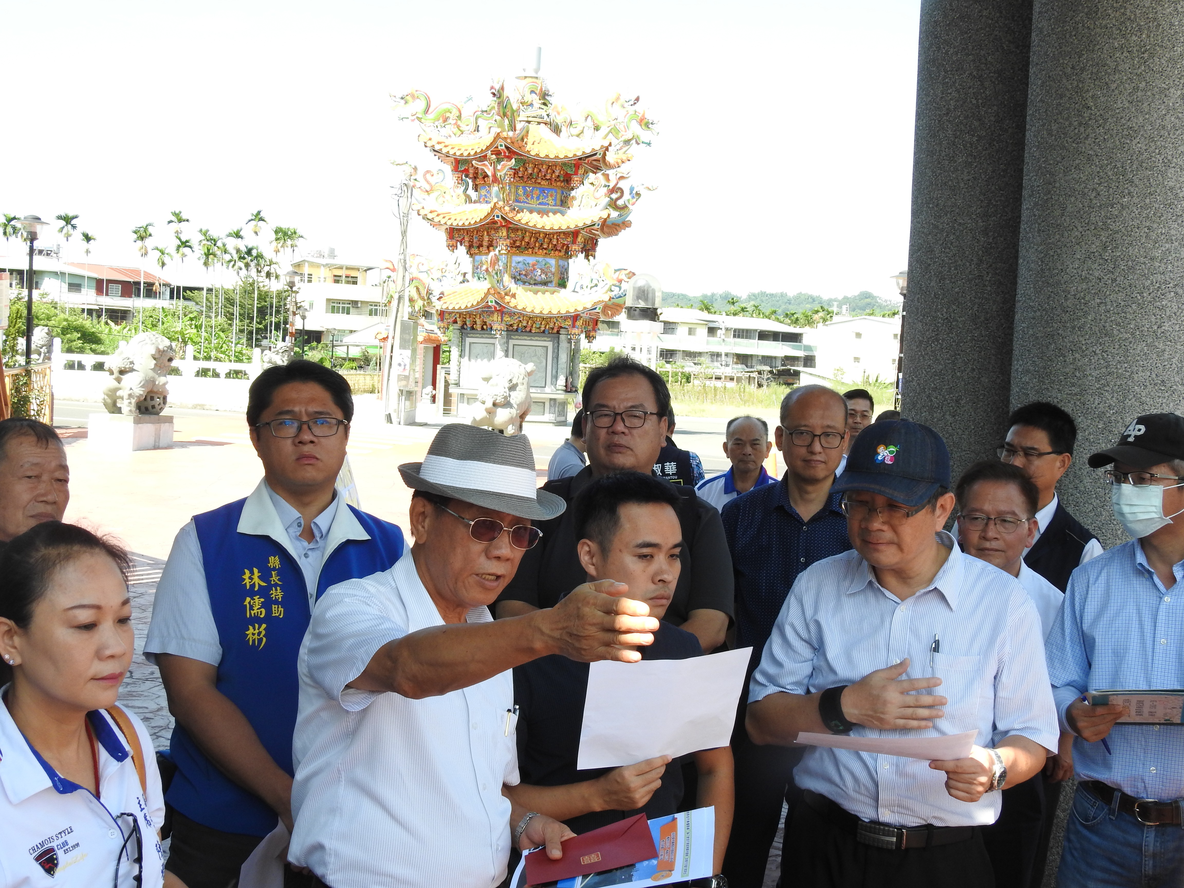 相關圖片2-集集環鎮自行車道改道 林縣長會勘評估