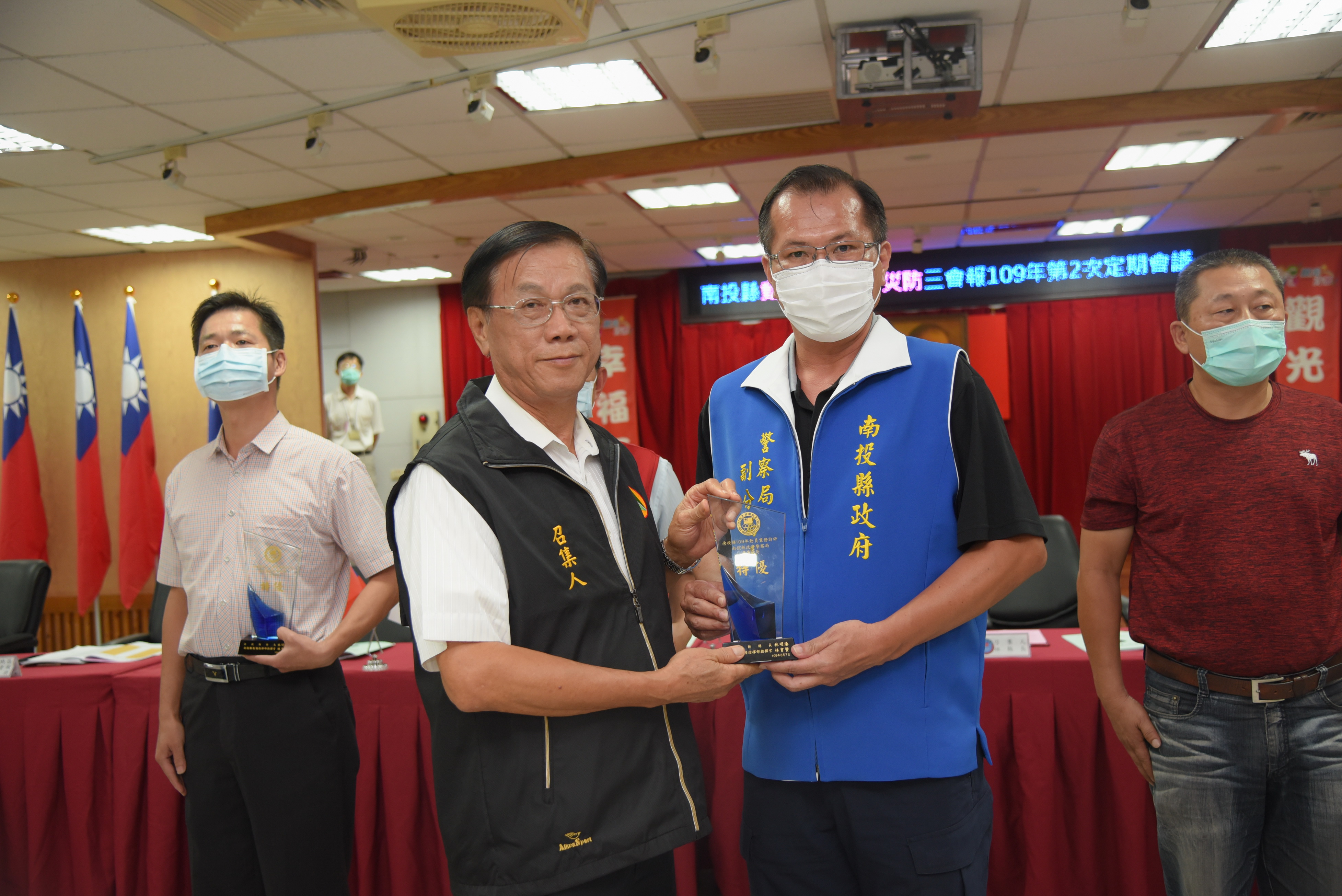 相關圖片1-南投縣三合一動員會報 　「支援軍事作戰」推演為主軸