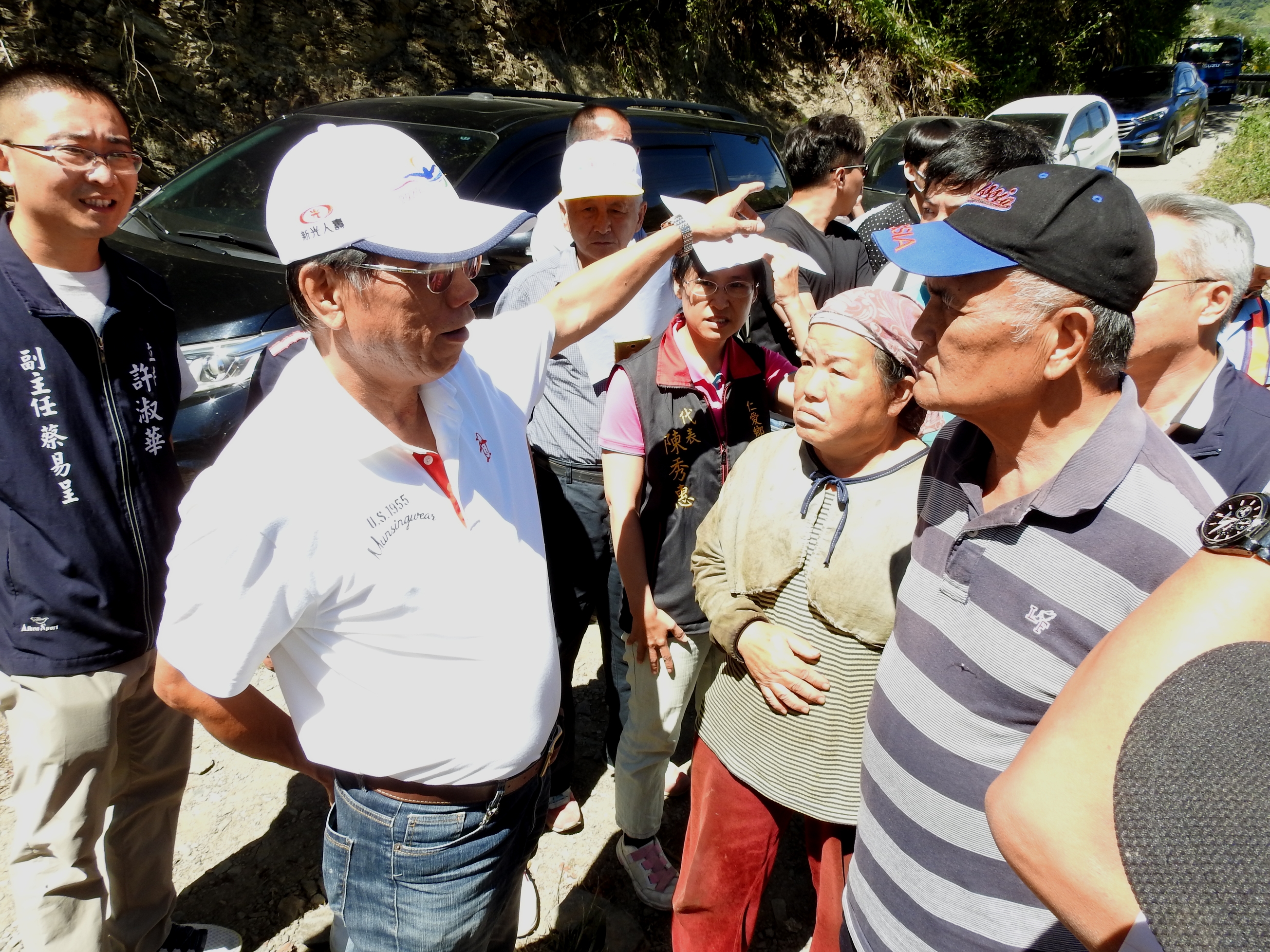 圖片-仁愛鄉都達、合作村兩大災修工程 林縣長會勘督促加速動工