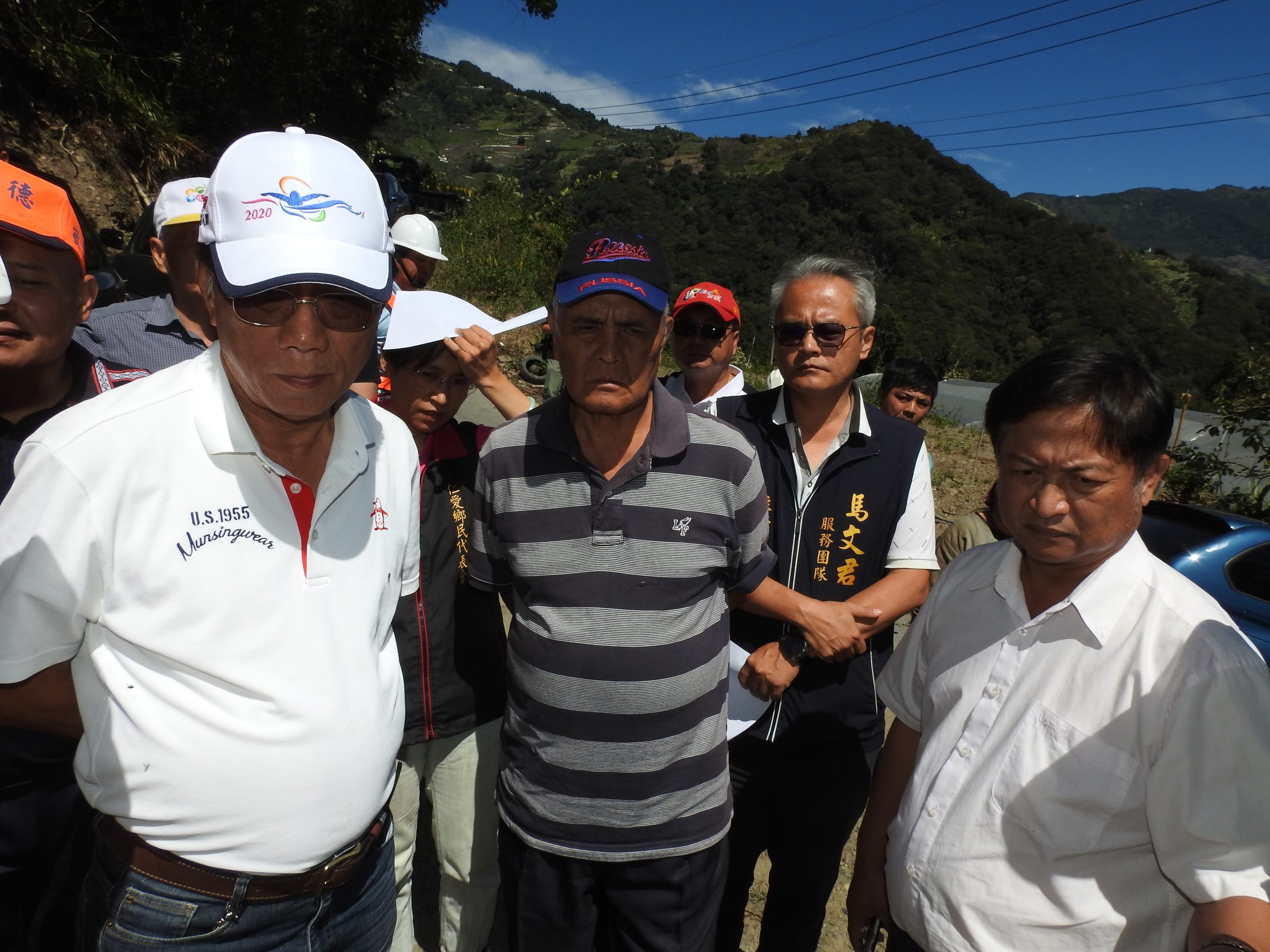 相關圖片1-仁愛鄉都達、合作村兩大災修工程 林縣長會勘督促加速動工