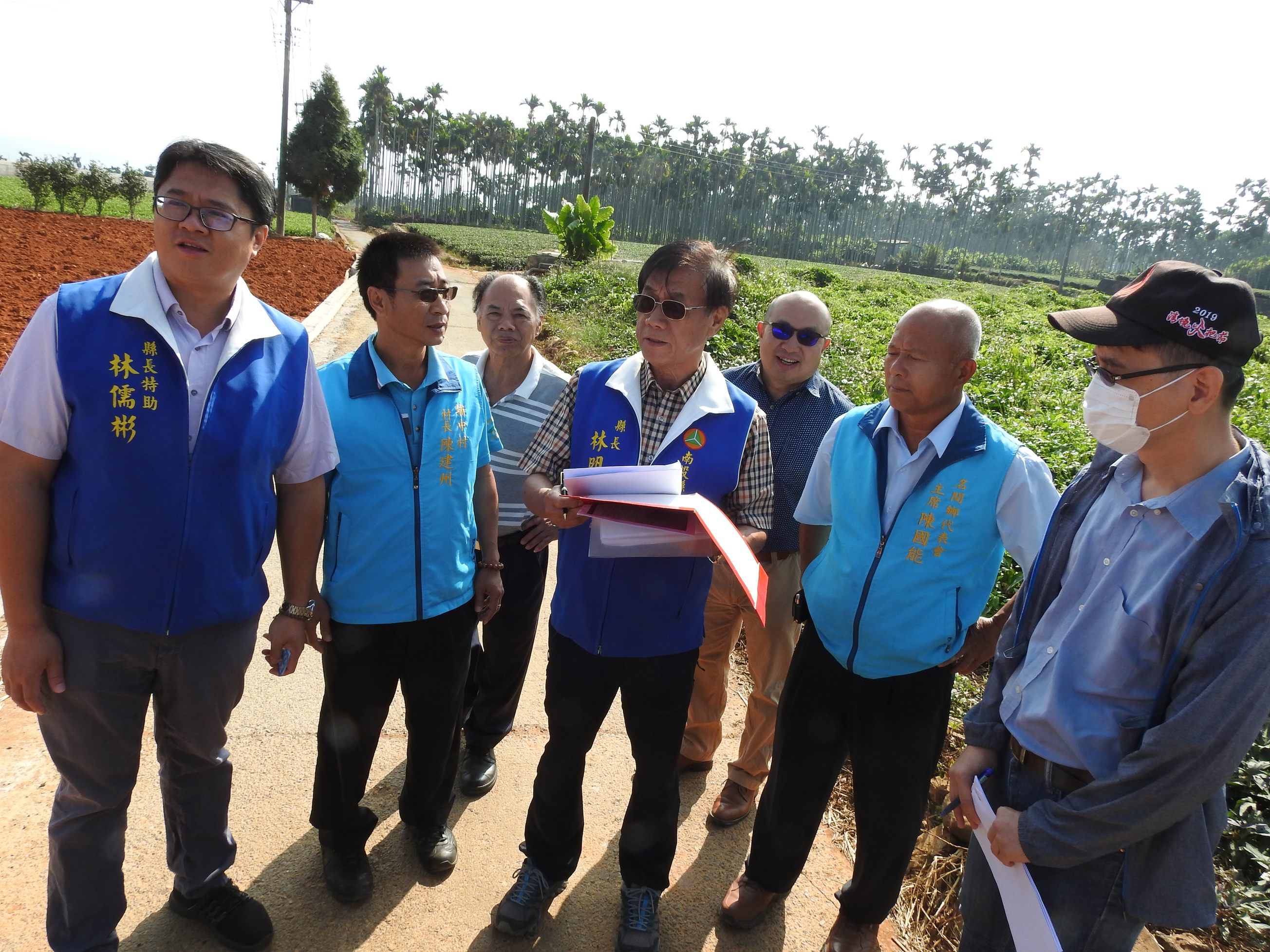 相關圖片1-名間鄉三村路面、排溝年久失修 林縣長會勘斥資逾650萬元改善