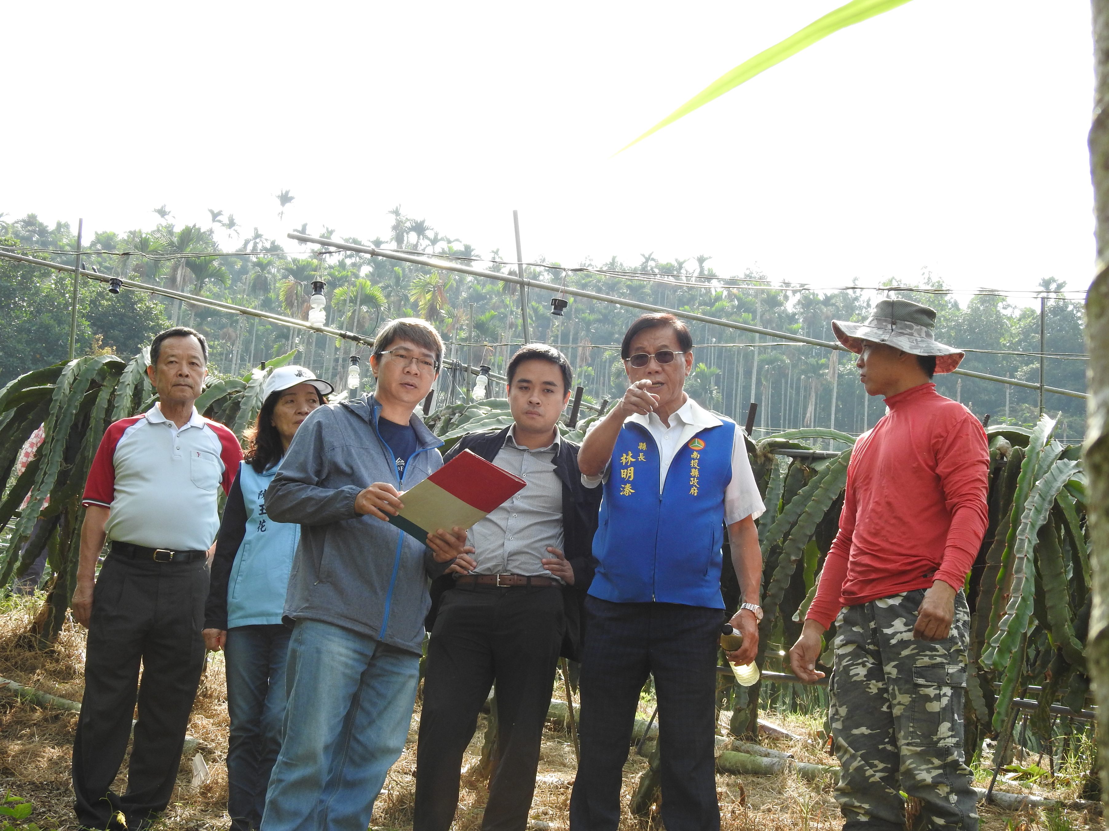 相關圖片4-集集鎮廣明、富山里農路、野溪護岸待改善 林縣長會勘有解