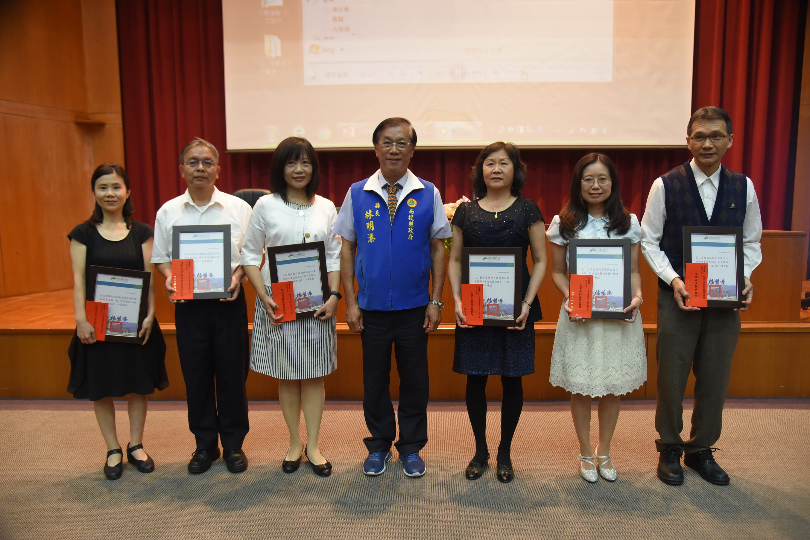 相關圖片1-縣府員工月會 林縣長專題演講勉員工清廉熱誠