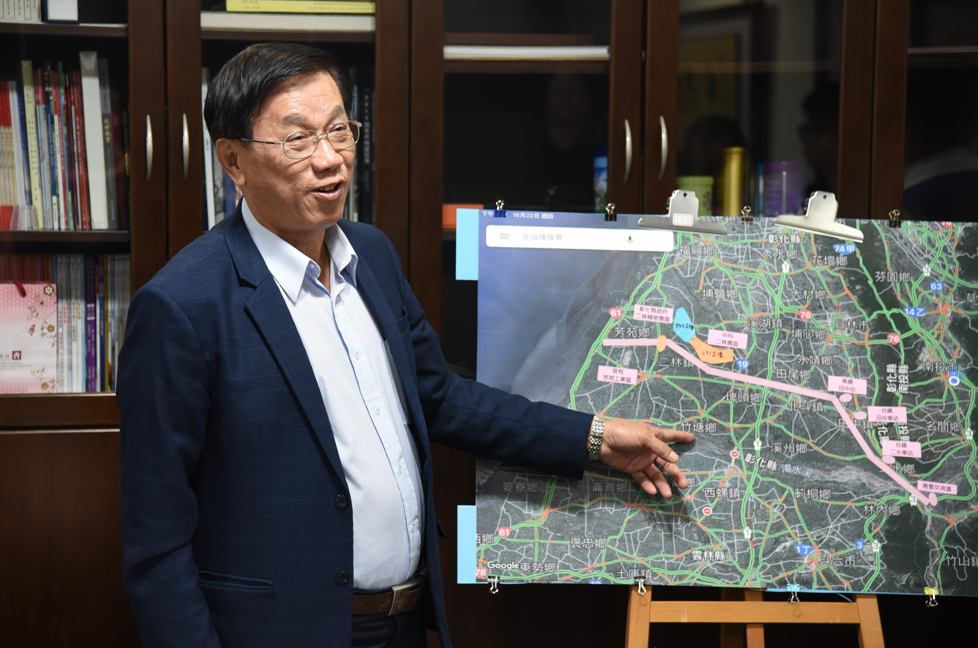 圖片-縣府提案新建快速道路  建構竹山到彰化便捷路網