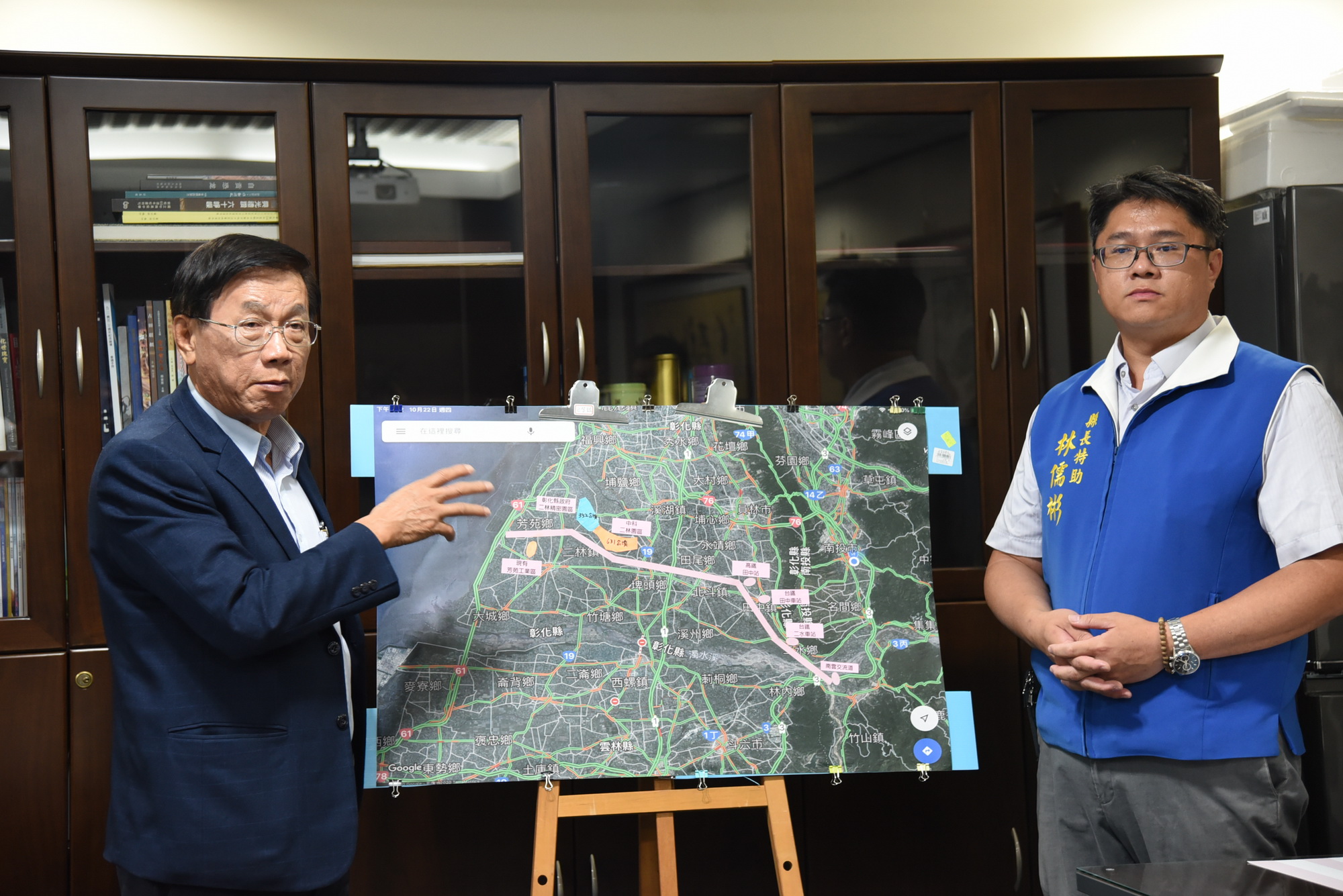 相關圖片1-縣府提案新建快速道路  建構竹山到彰化便捷路網