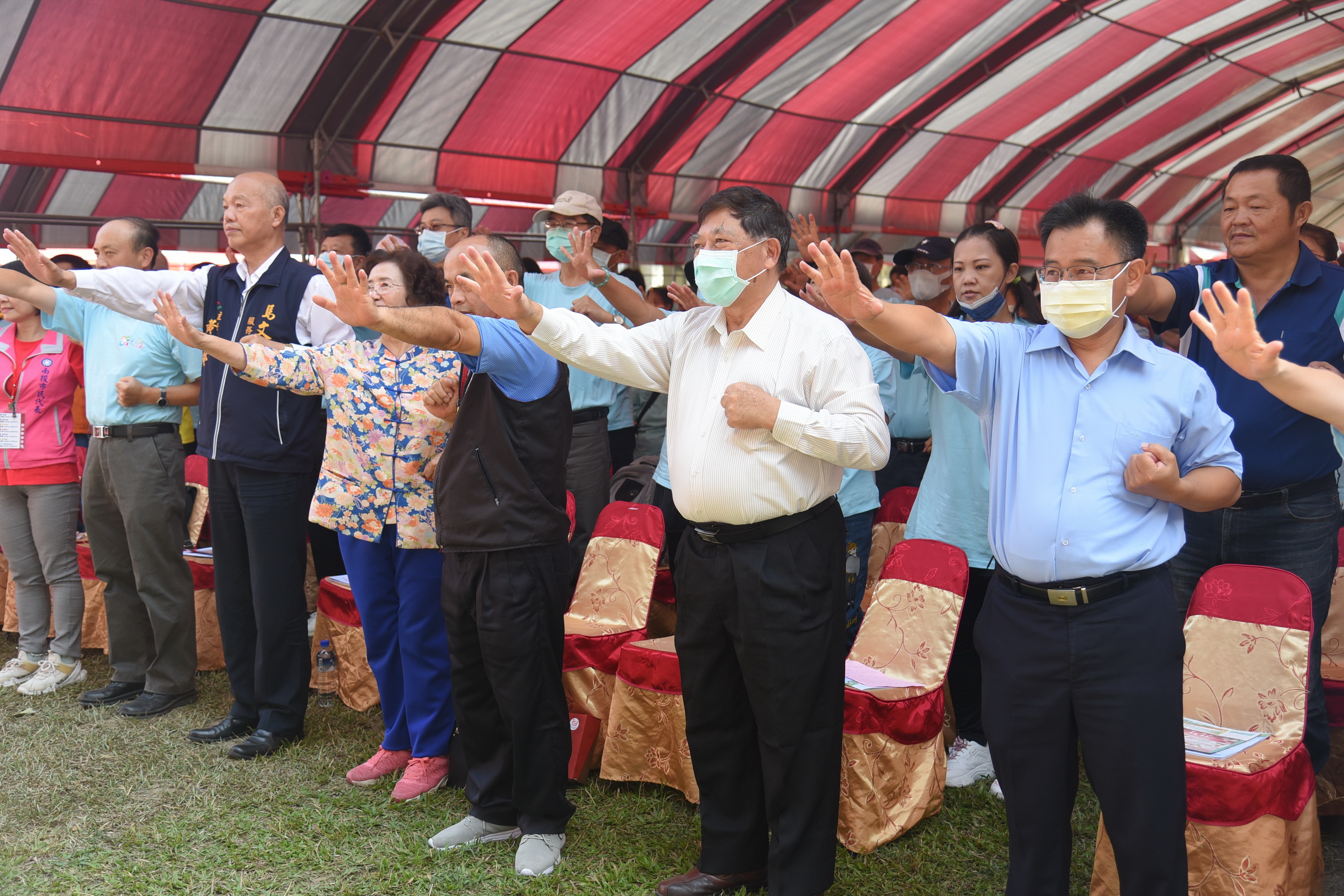 other image1-The Long-term Care Expo of Nantou County presents the achievements in social care; the elderly do rhythmic exercises together, November 1