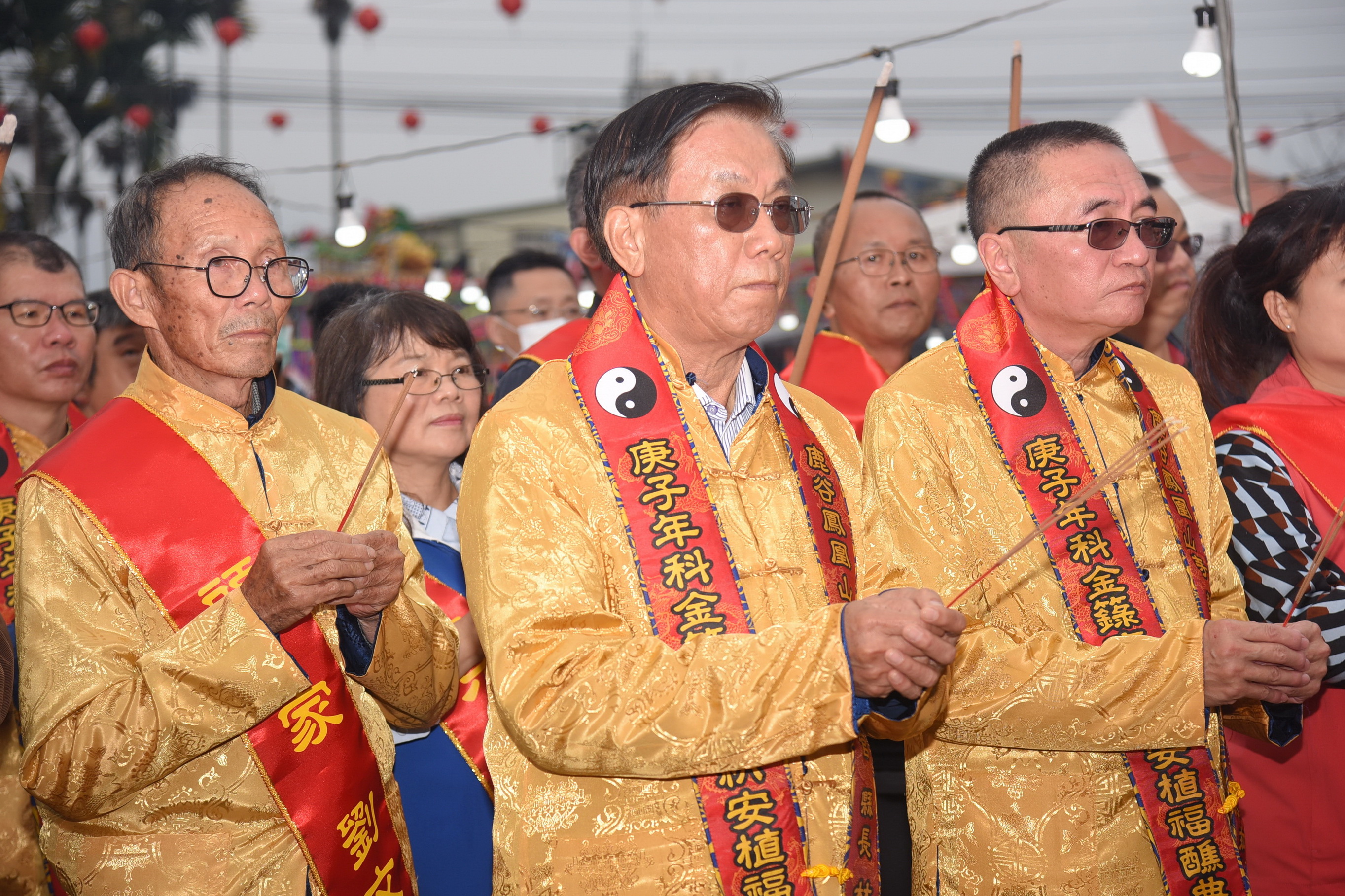 圖片-鹿谷鳳凰永隆祈安三獻清醮普渡 林縣長祈求風調雨順茶竹豐收