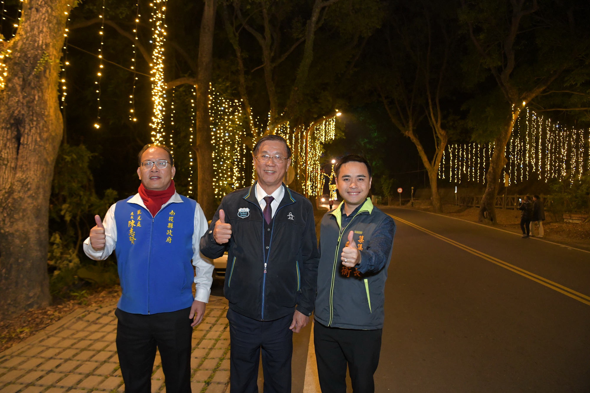 相關圖片2-不用下車就能賞燈　集集燈會光雕黃金隧道璀璨登場