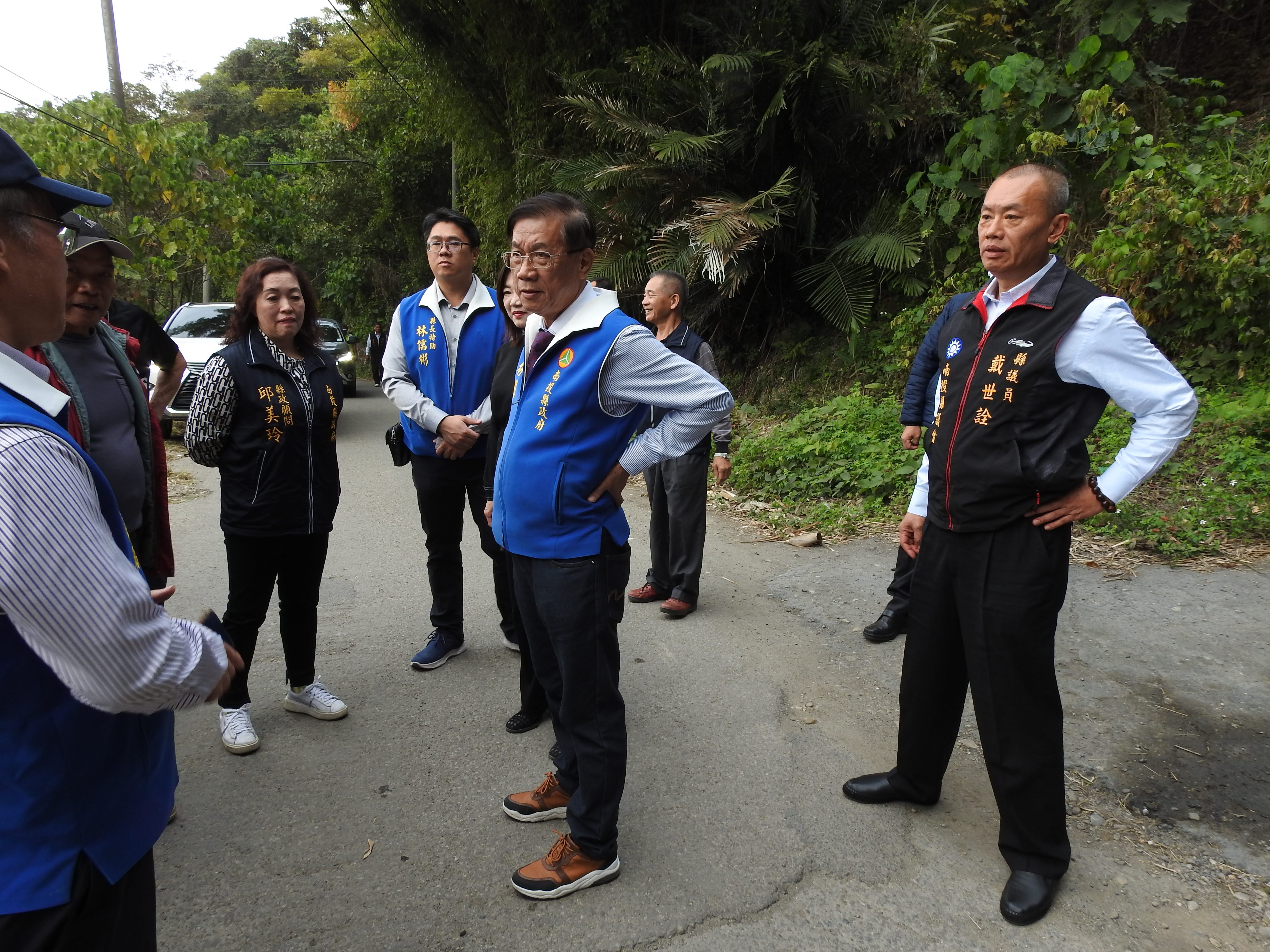 相關圖片1-國姓多條道路改善 林縣長會勘重點加碼