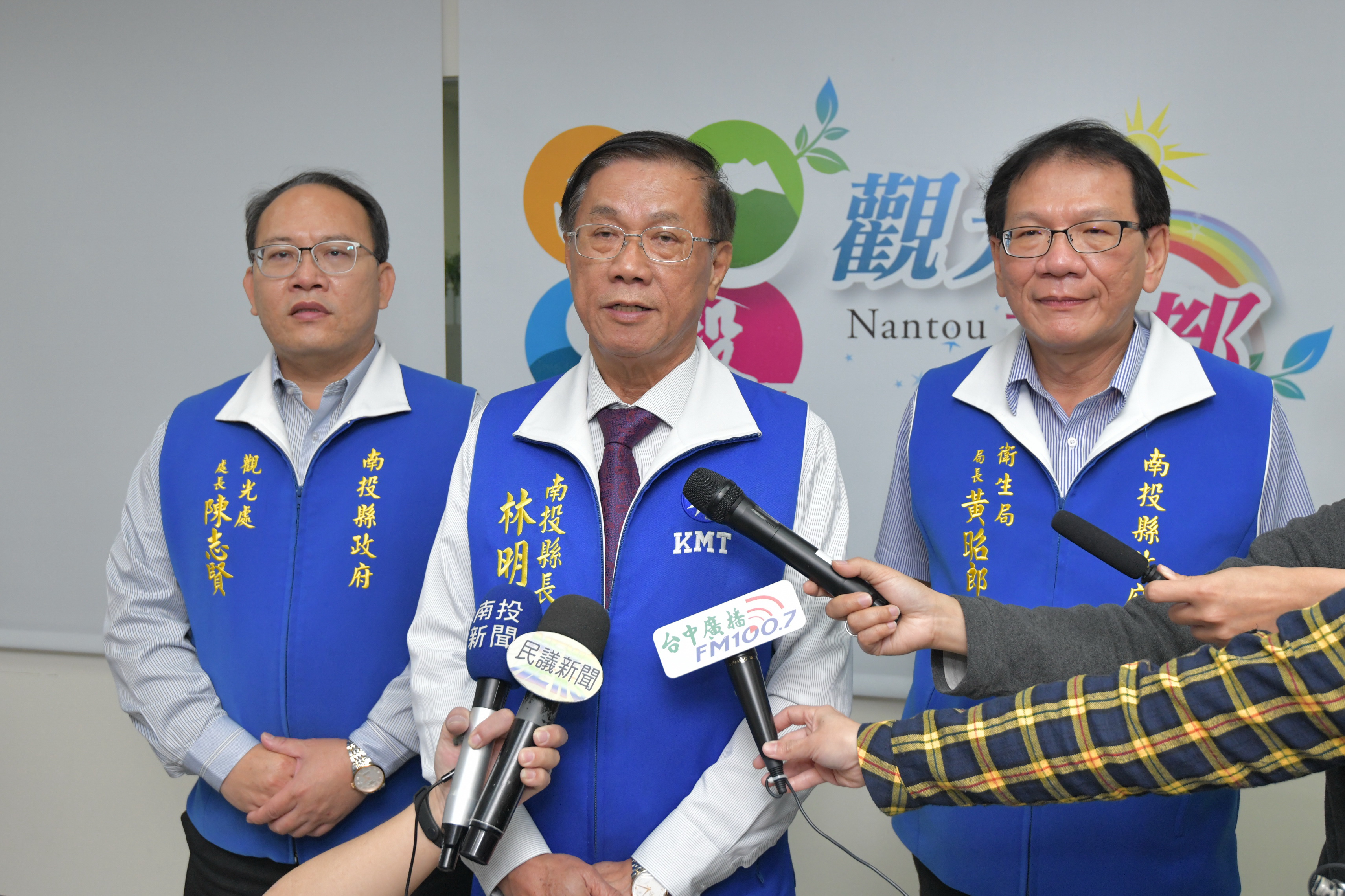 圖片-林縣長宣布南投燈會活動延期舉辦