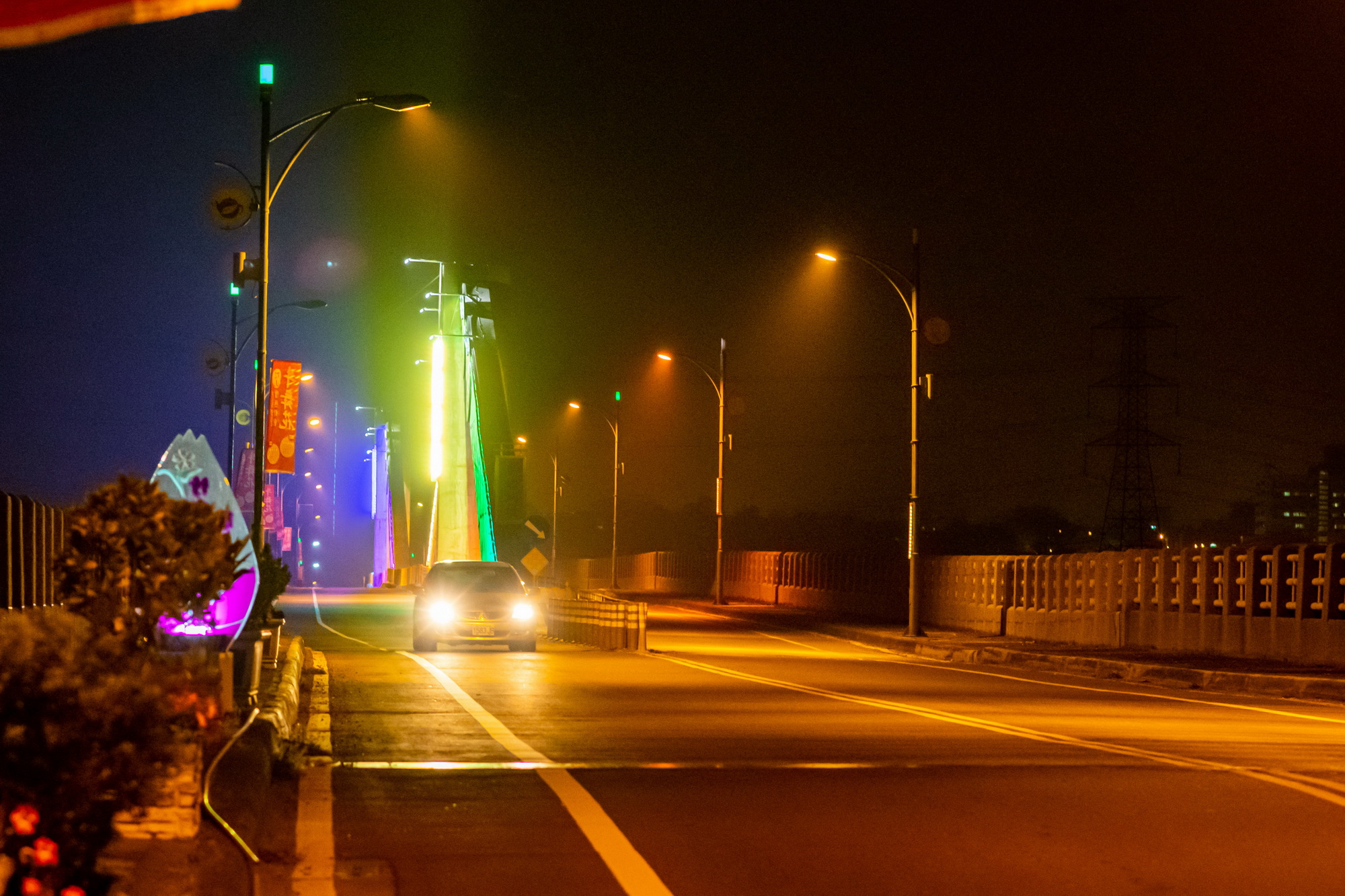 相關圖片4-竹山新亮點　東埔蚋橋光環境照明完工