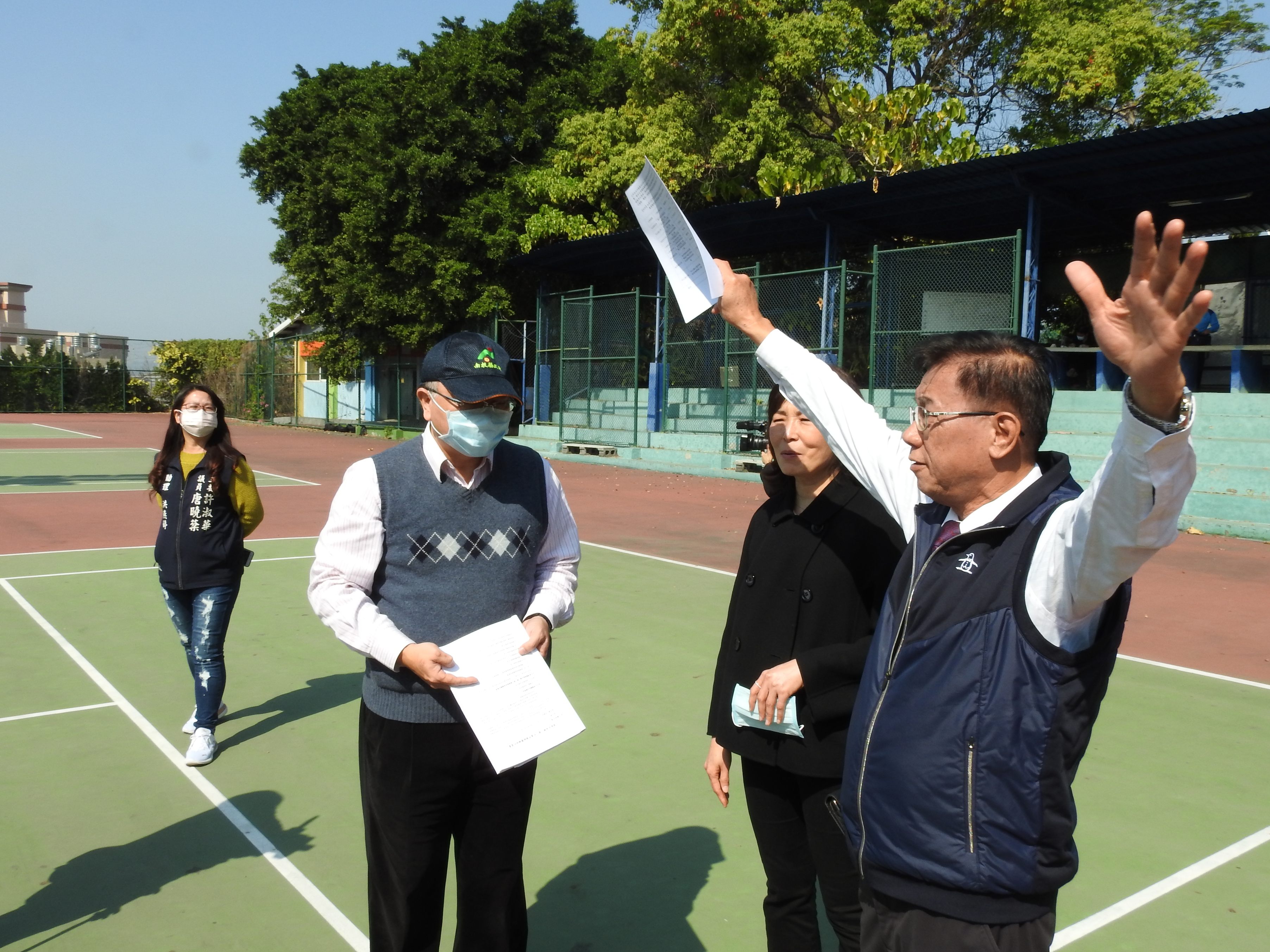 圖片-南投縣府爭取整建草屯網球場等8項逾1.4億體育設施