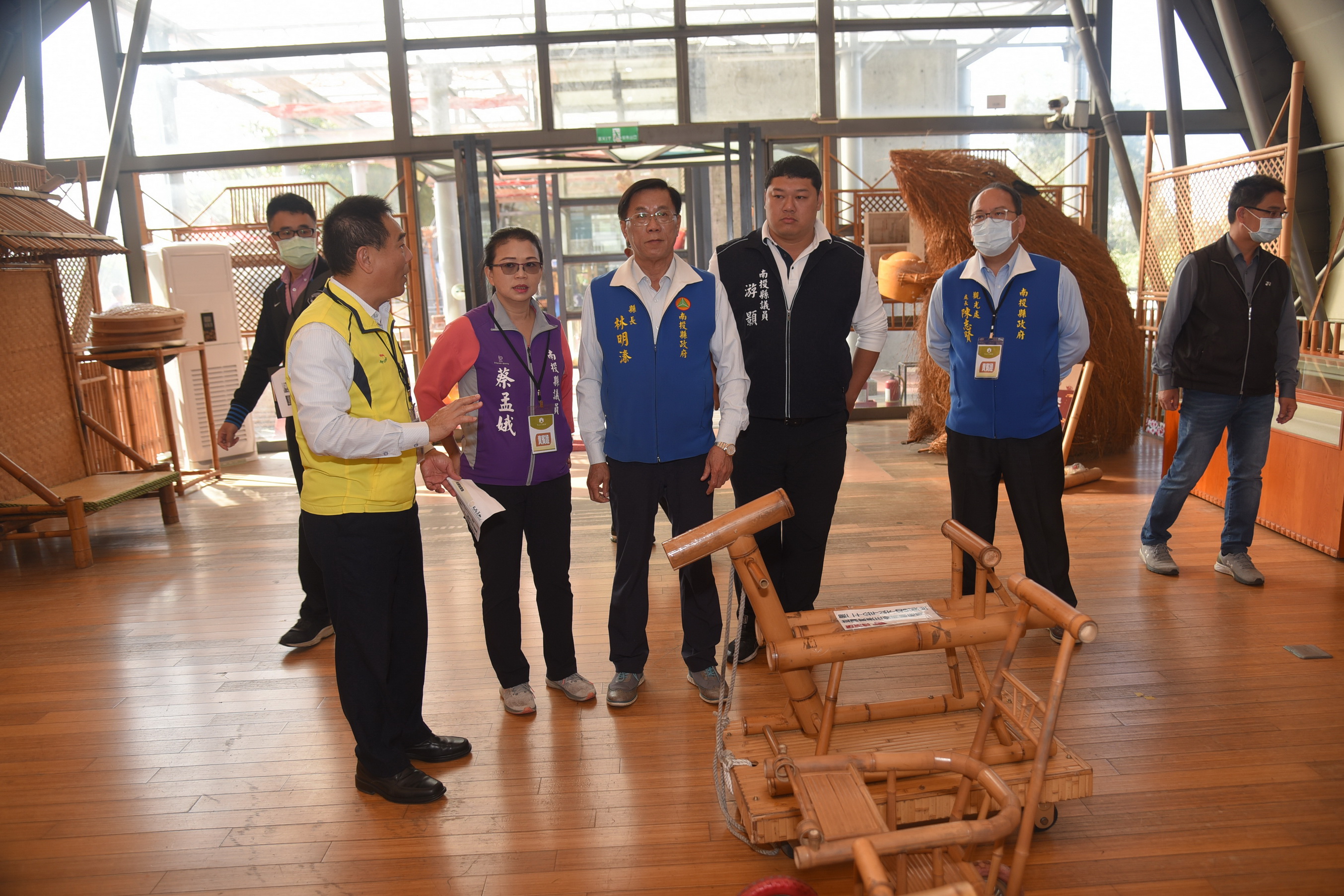 相關圖片1-林縣長視察太極美地竹山文化園區 允補助百萬經費修繕