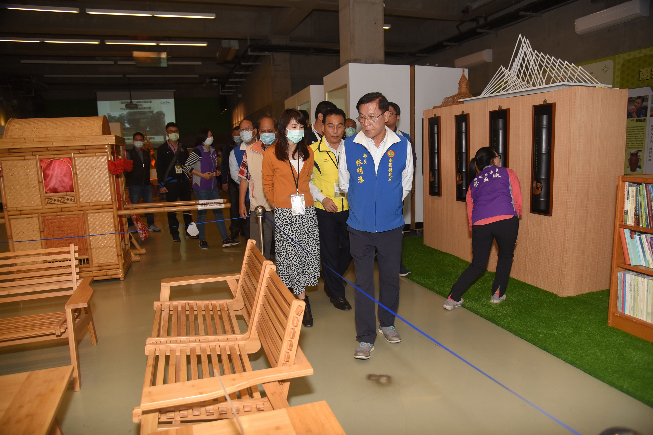 相關圖片2-林縣長視察太極美地竹山文化園區 允補助百萬經費修繕