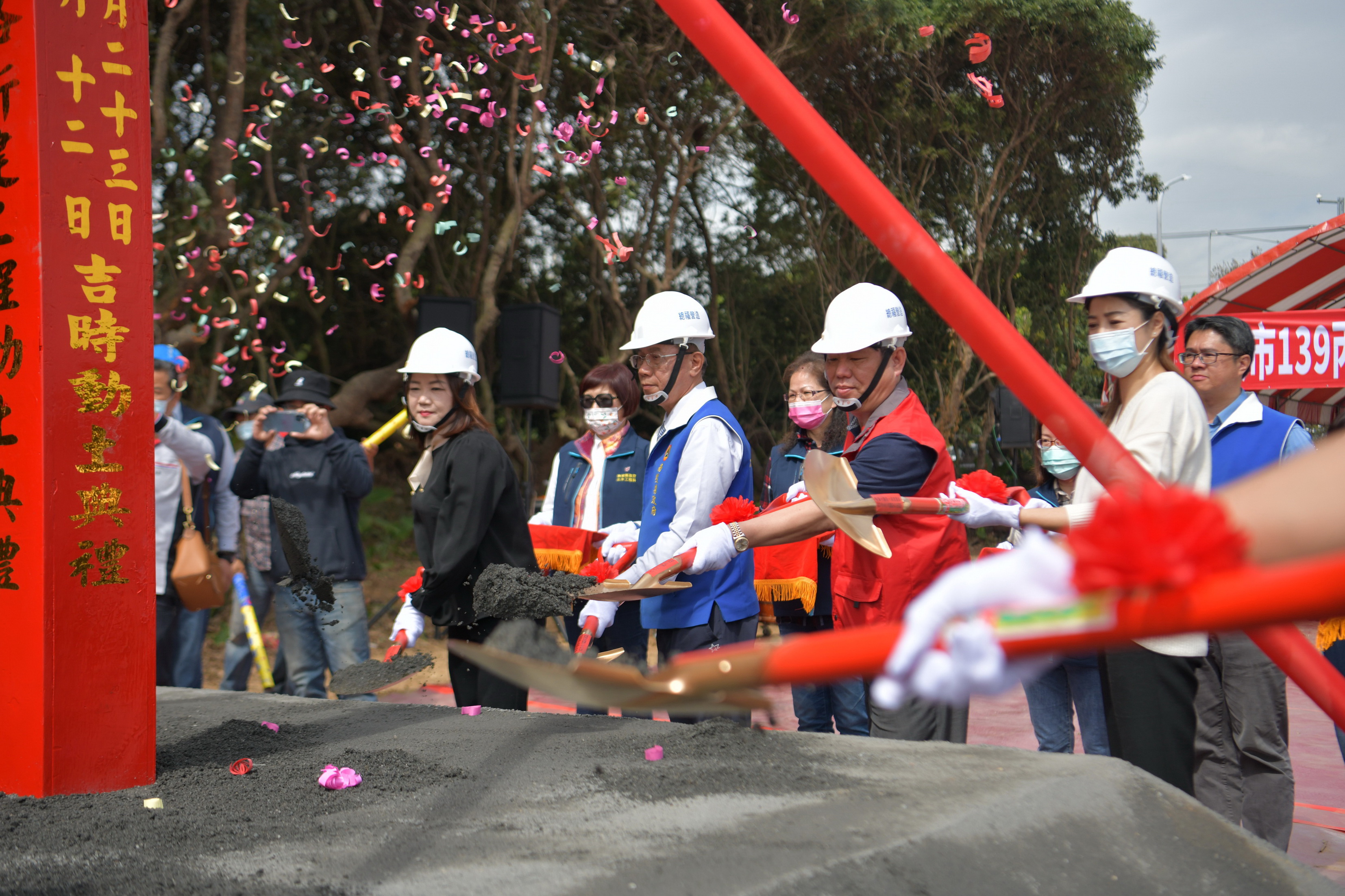 相關圖片2-南投市139丙線二期工程動土　預計明年4月完工