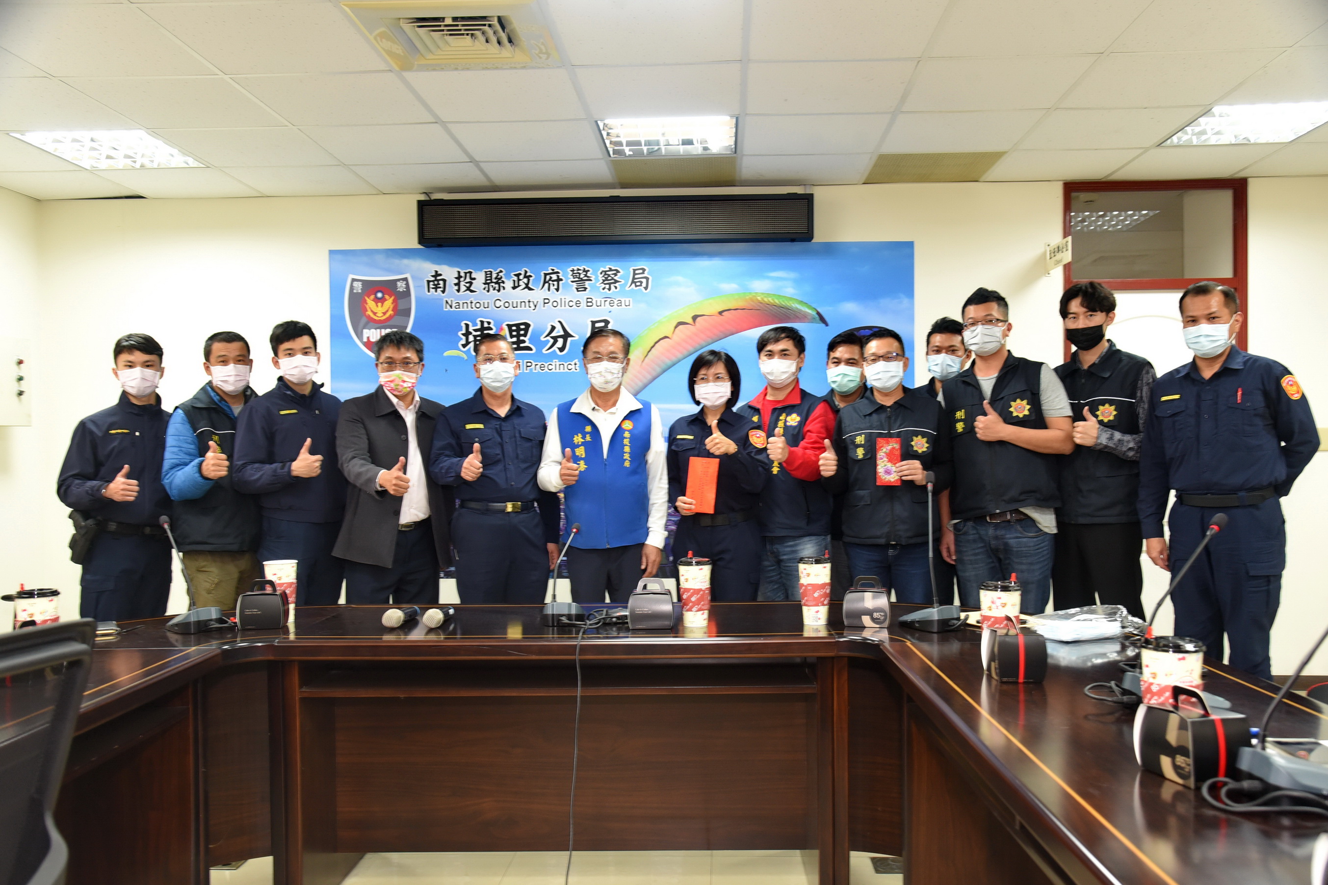 other image2-Puli shooting case solved within 4 hours, County magistrate Lin commends meritorious personnel, February 14