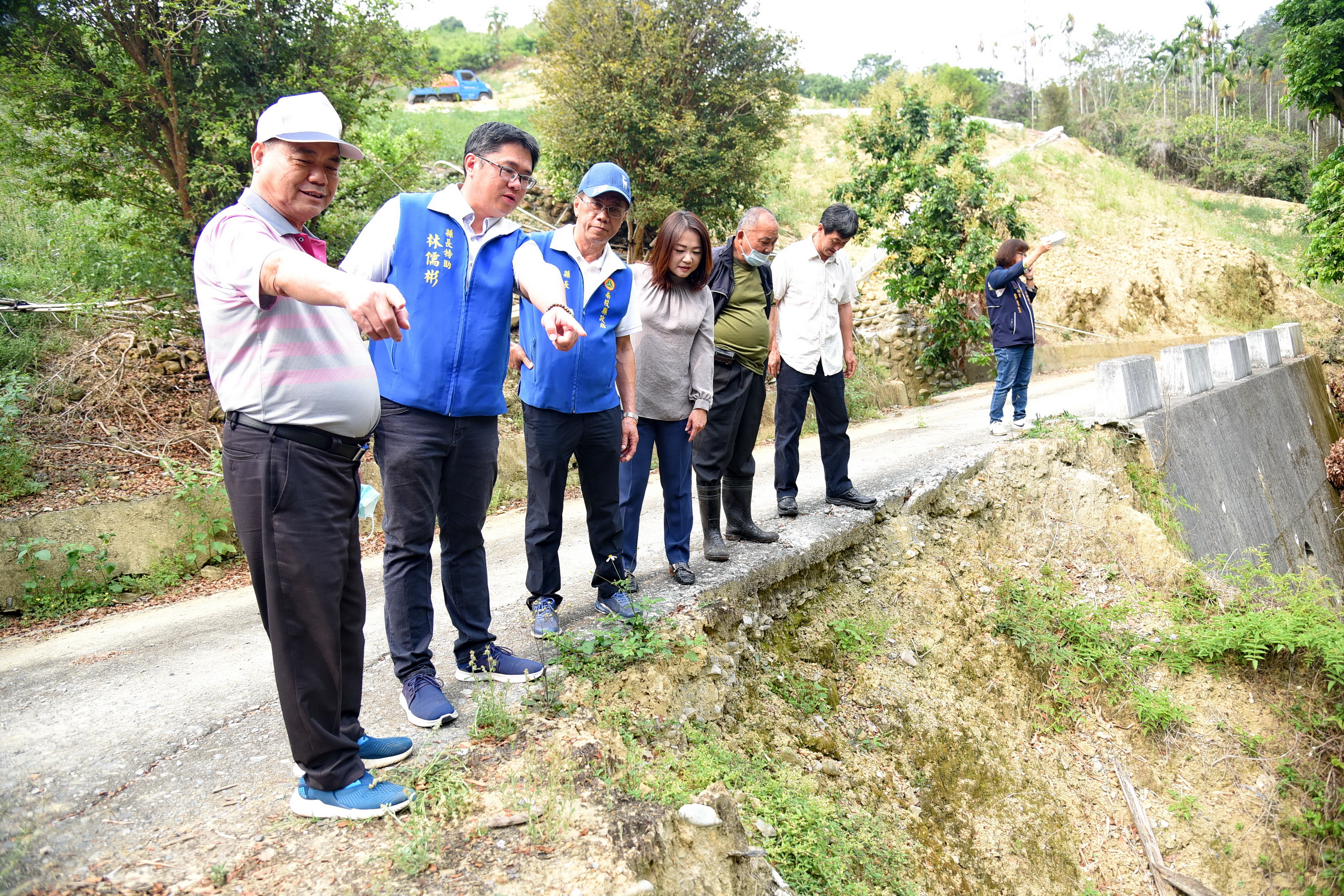 圖片-中寮10農水路損壞 縣府將籌千萬元整修