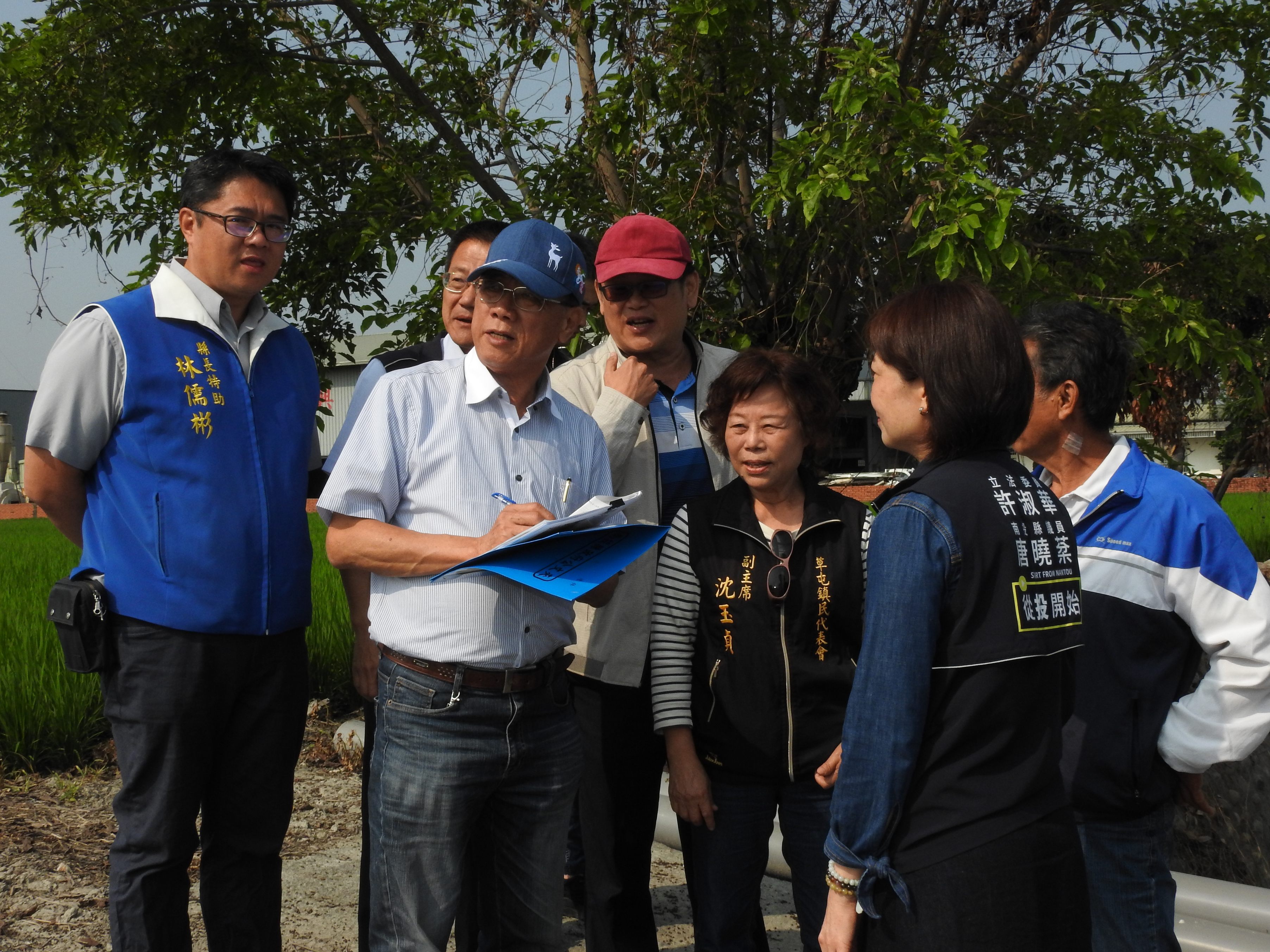 相關圖片1-草屯北投大排、中原巷道年久失修 林縣長會勘加碼改善