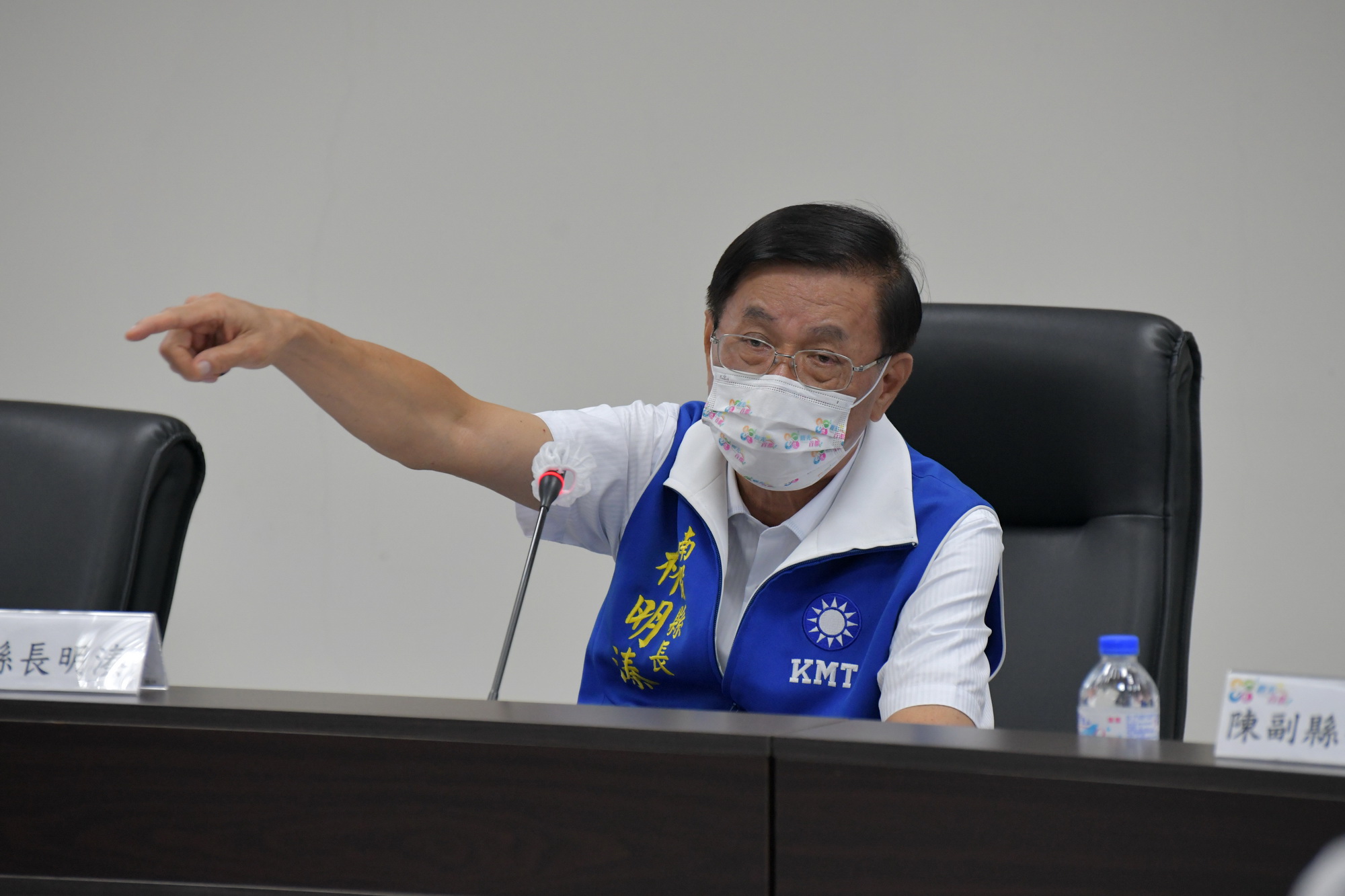 圖片-因應疫情警戒提升 林縣長要求加強各項防疫措施