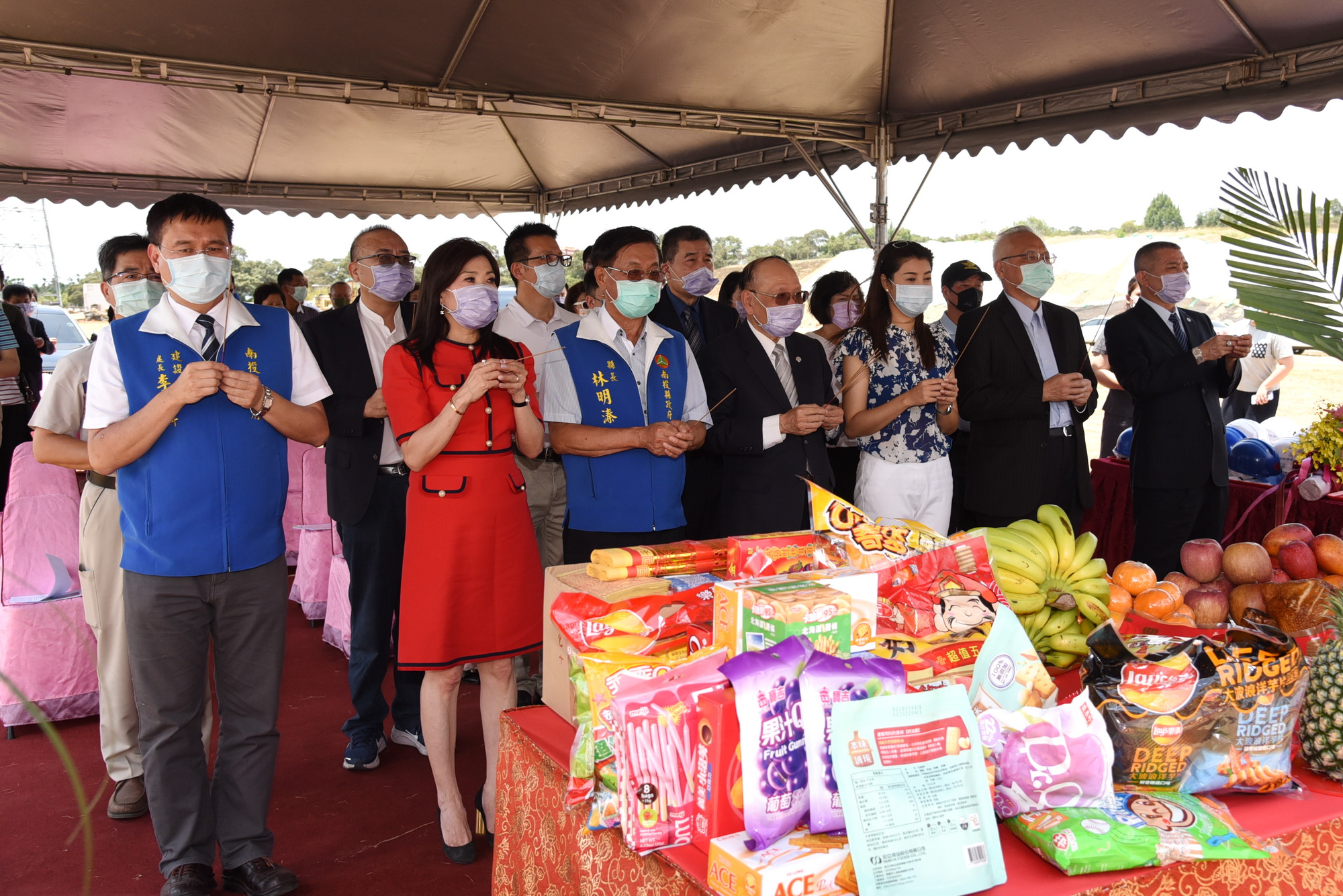 相關圖片1-南投旺來產業園區首家廠商愛妮雅進駐動土