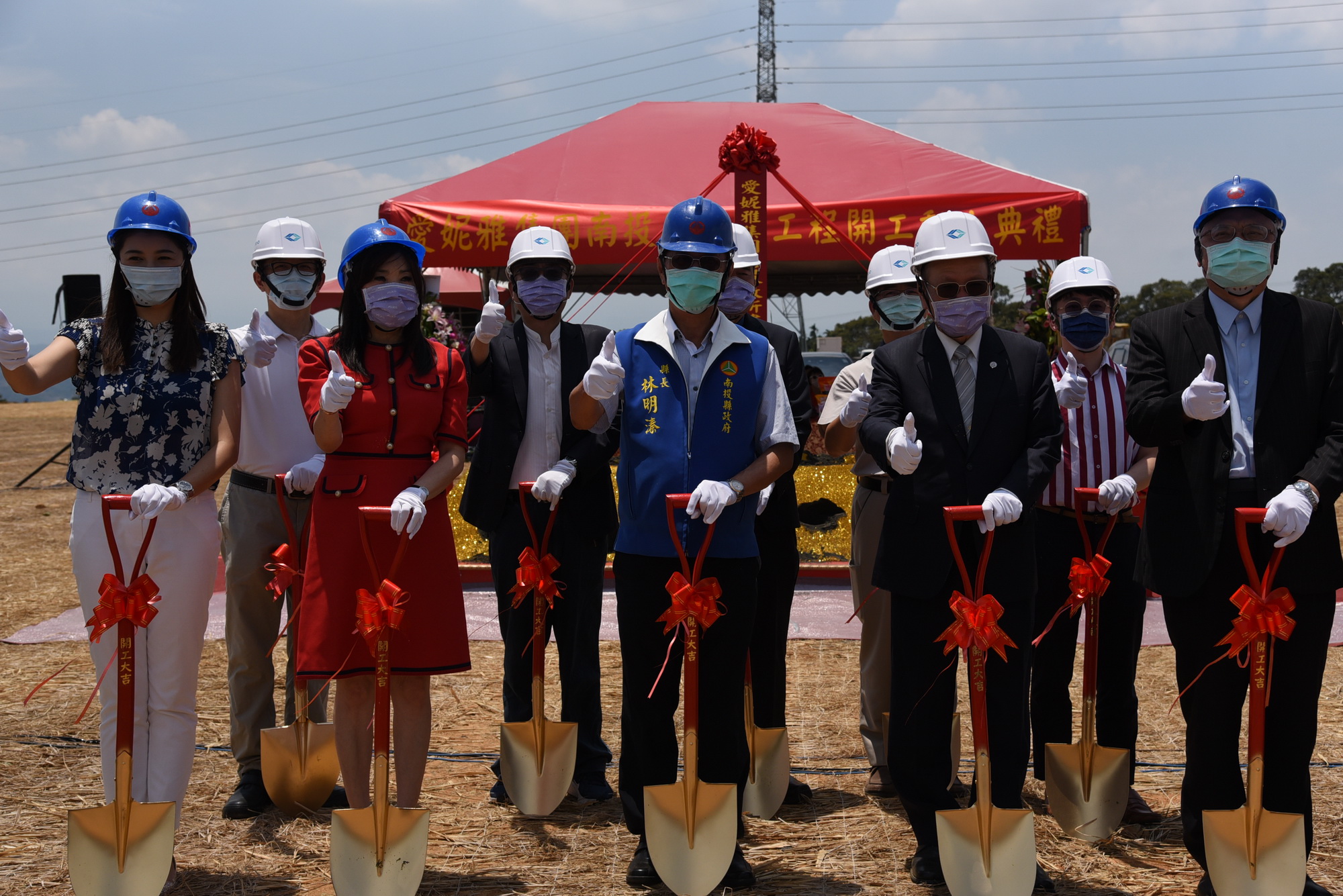 相關圖片2-南投旺來產業園區首家廠商愛妮雅進駐動土