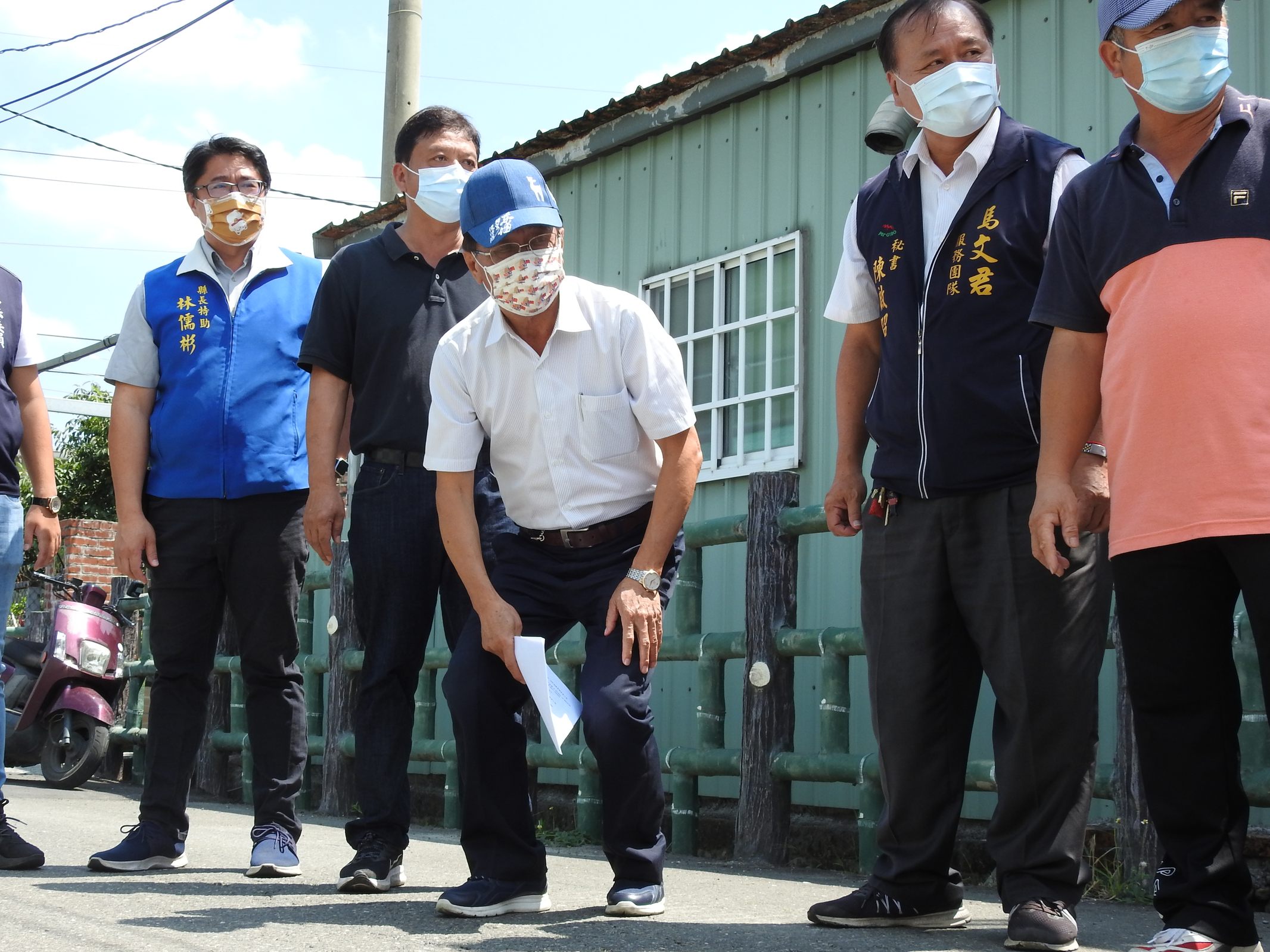 相關圖片4-防疫無礙建設 林縣長會勘草屯4重劃區斥資逾750萬元改善農路