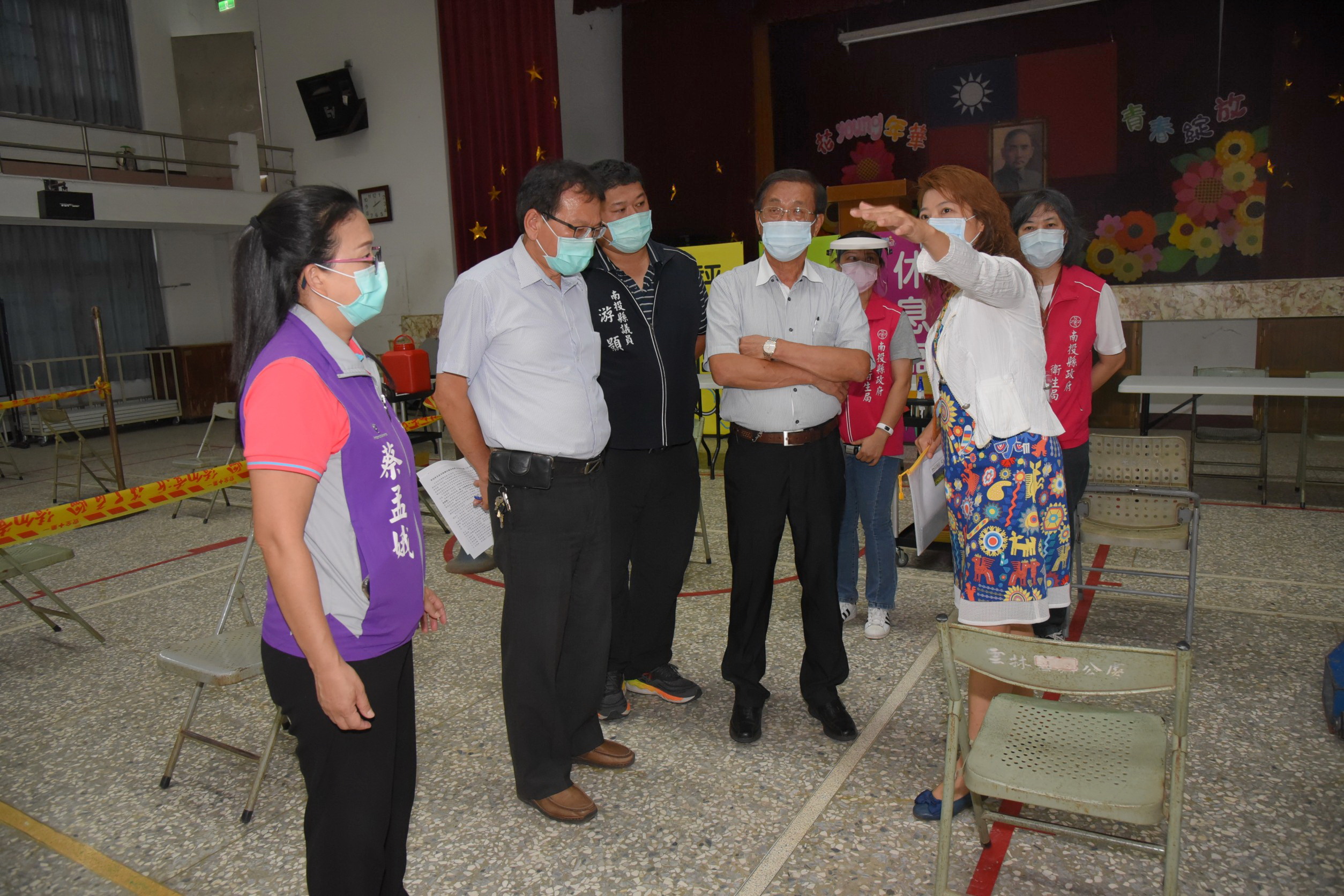 圖片-五鄉鎮大型接種站16日開打   行動不便者提供長照車輛接送服務