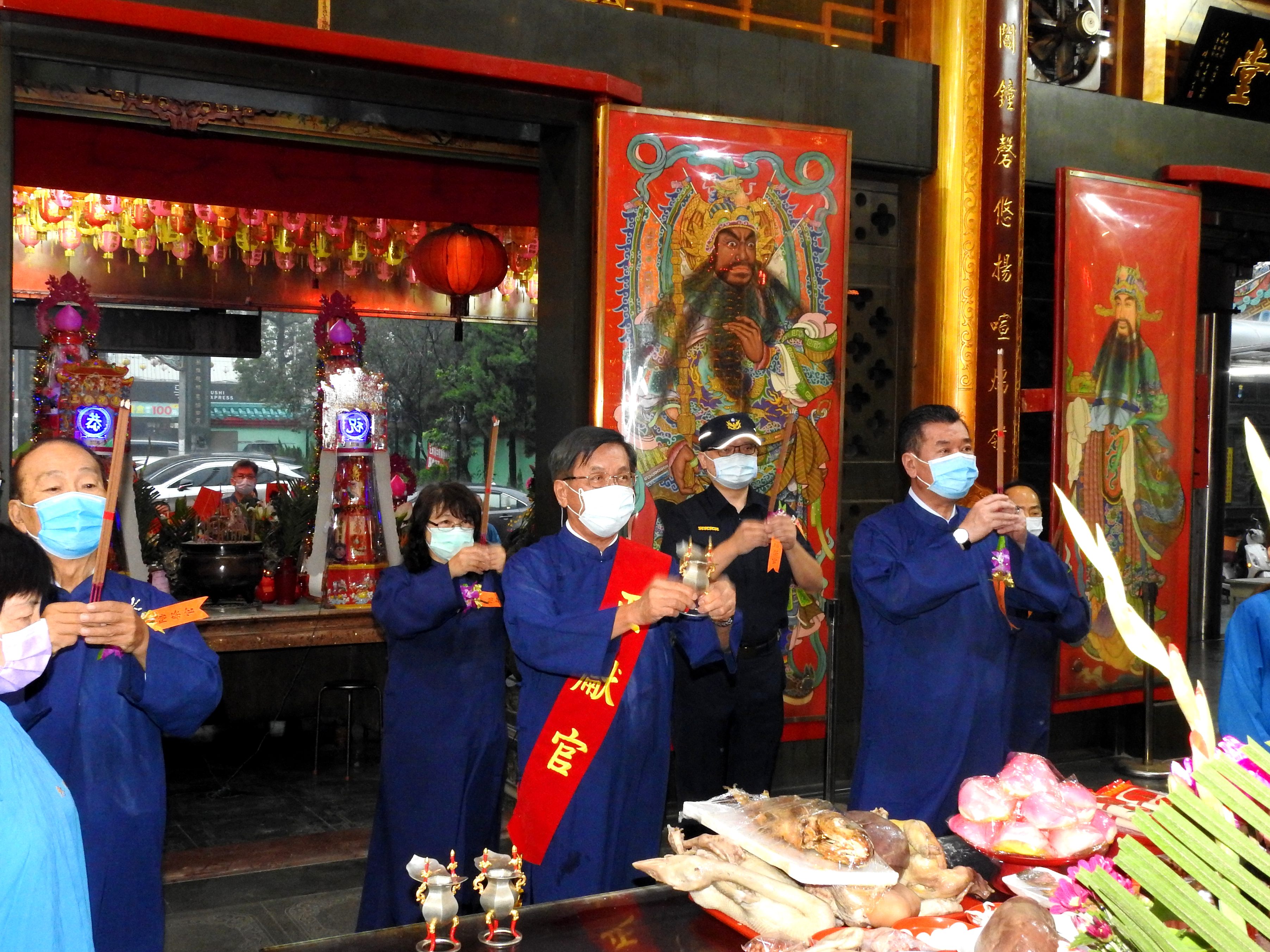相關圖片3-關聖帝君1862週年聖誕祭典 林縣長主祭祈佑疫情早日結束