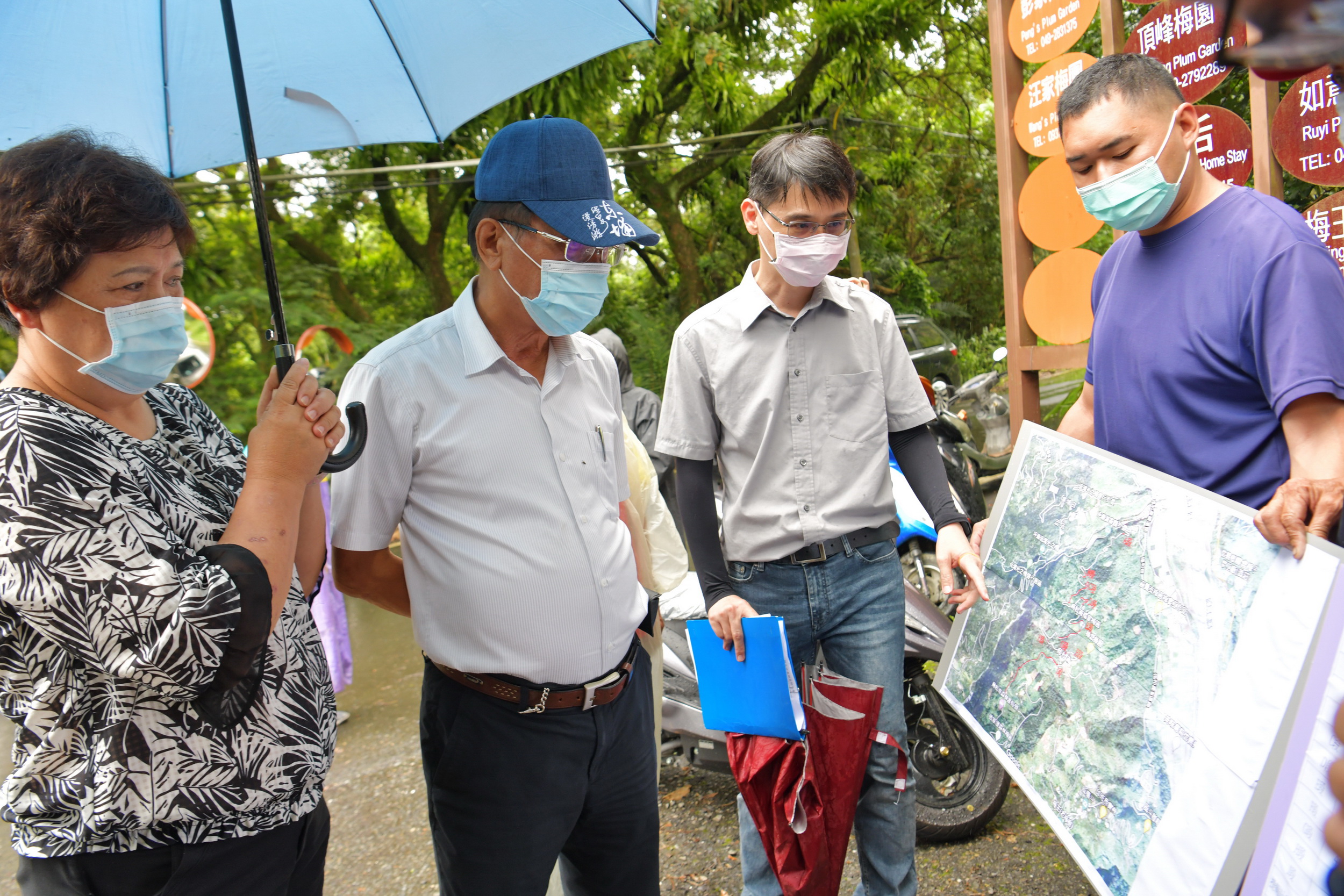 相關圖片1-縣府爭取前瞻計畫經費　改善烏松崙賞花要道