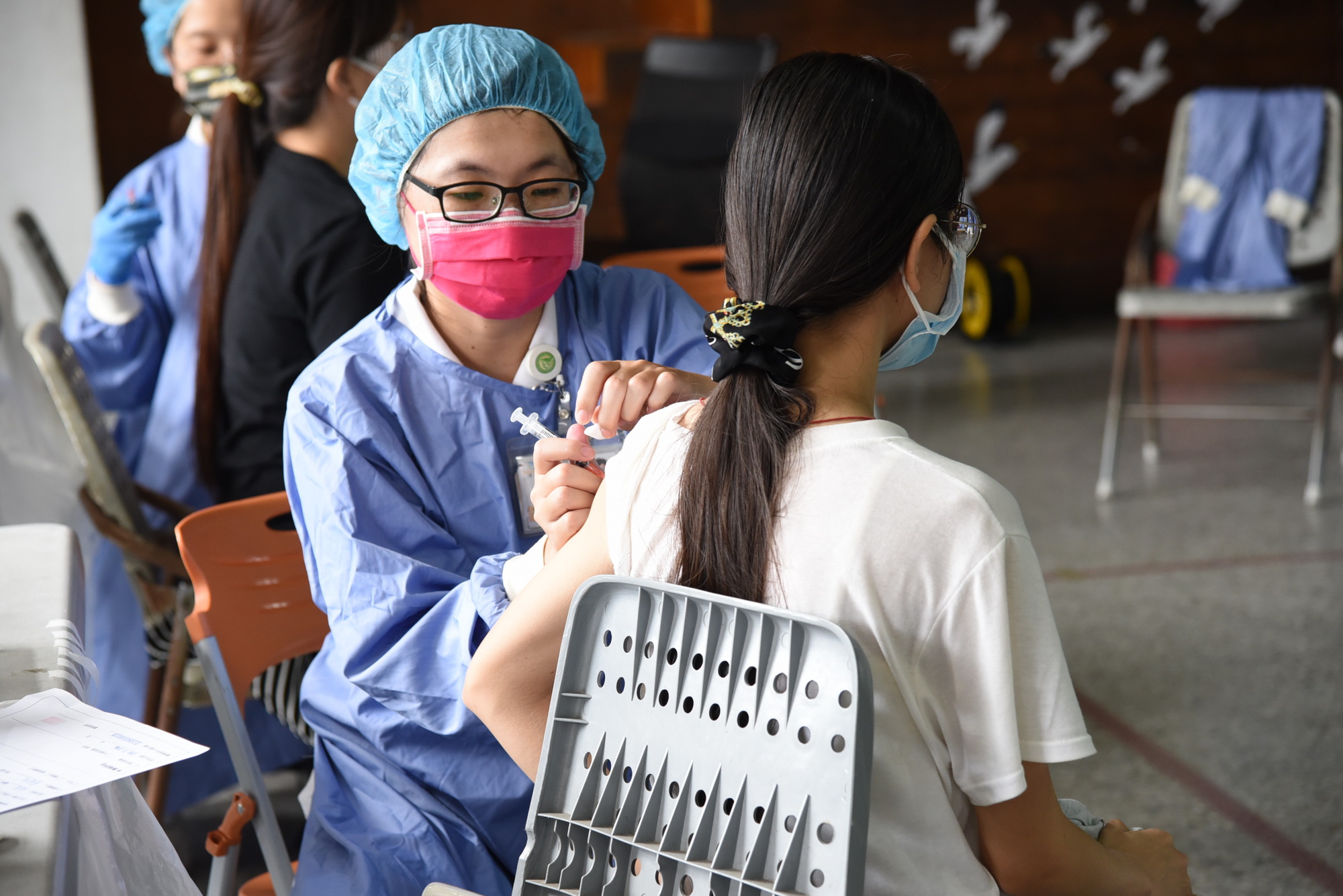News images-From the 20th, the vaccination for elementary staff in Nantou will be carried out at different sites for 3 consecutive days, July 20