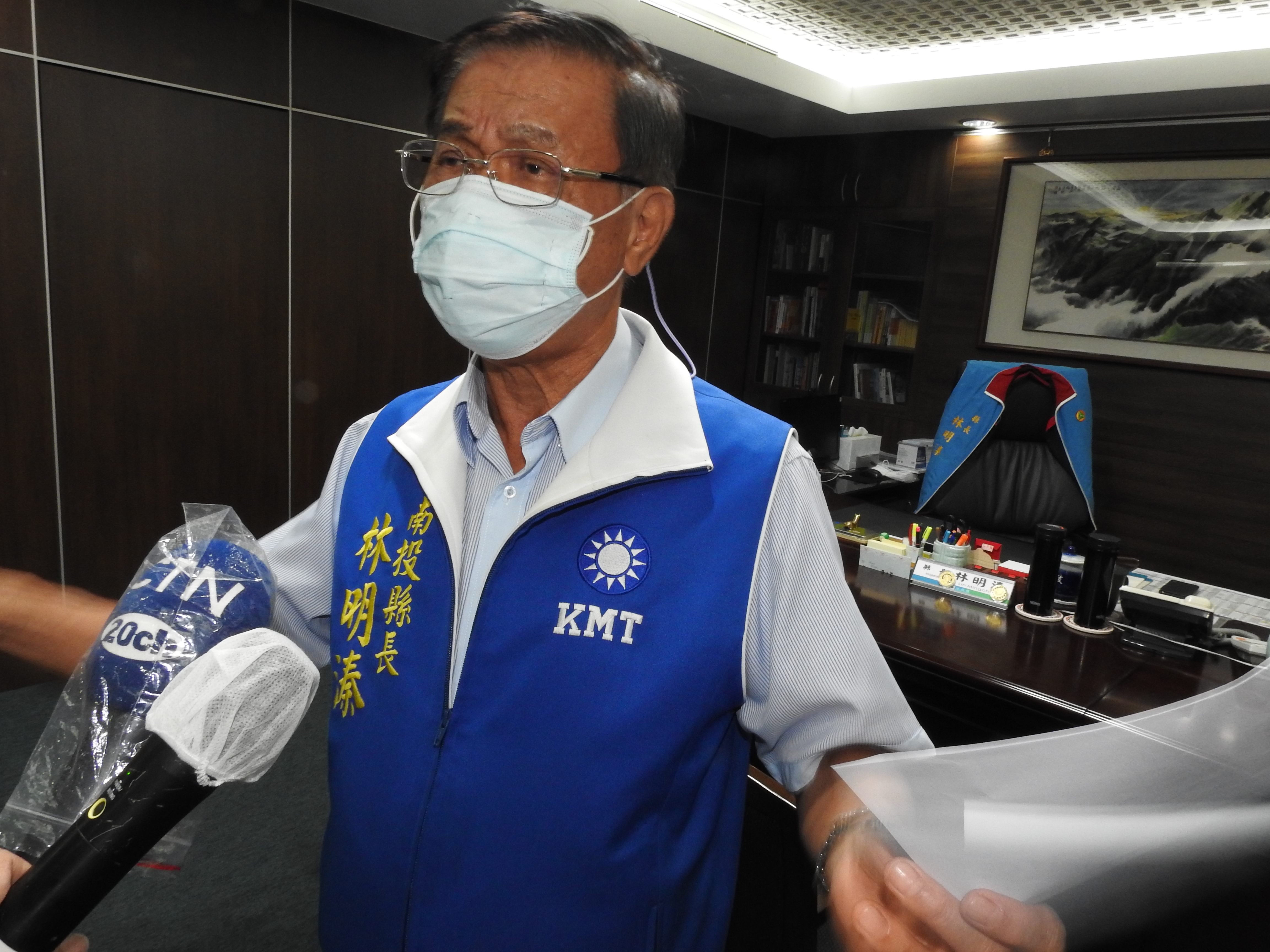 News images-A vaccine shortage in Nantou. County Magistrate Lin: The central government should allocate enough vaccines as quickly as possible, July 26