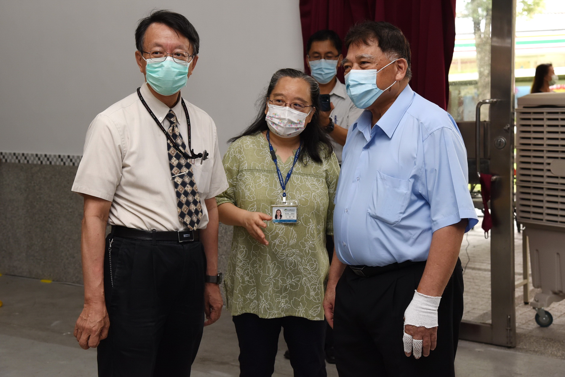 News images-The vaccination for educational staff of junior and senior high school in Nantou County will be carried out at different sites for three consecutive days, August 5