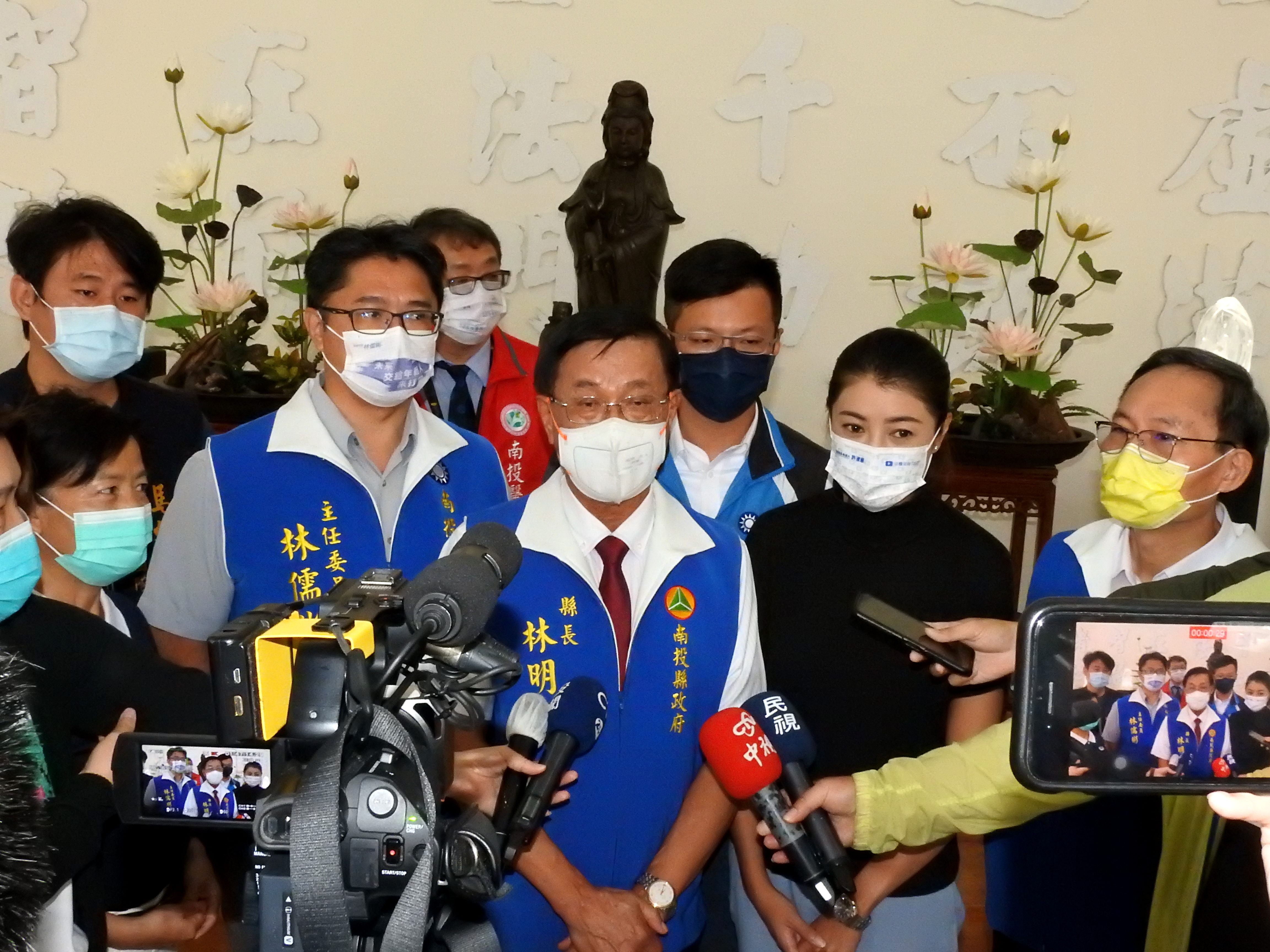 News images-Nantou Vaccination achieved Two Targets, County Mayor Lin gratefully receives 1st Dose, November 2nd