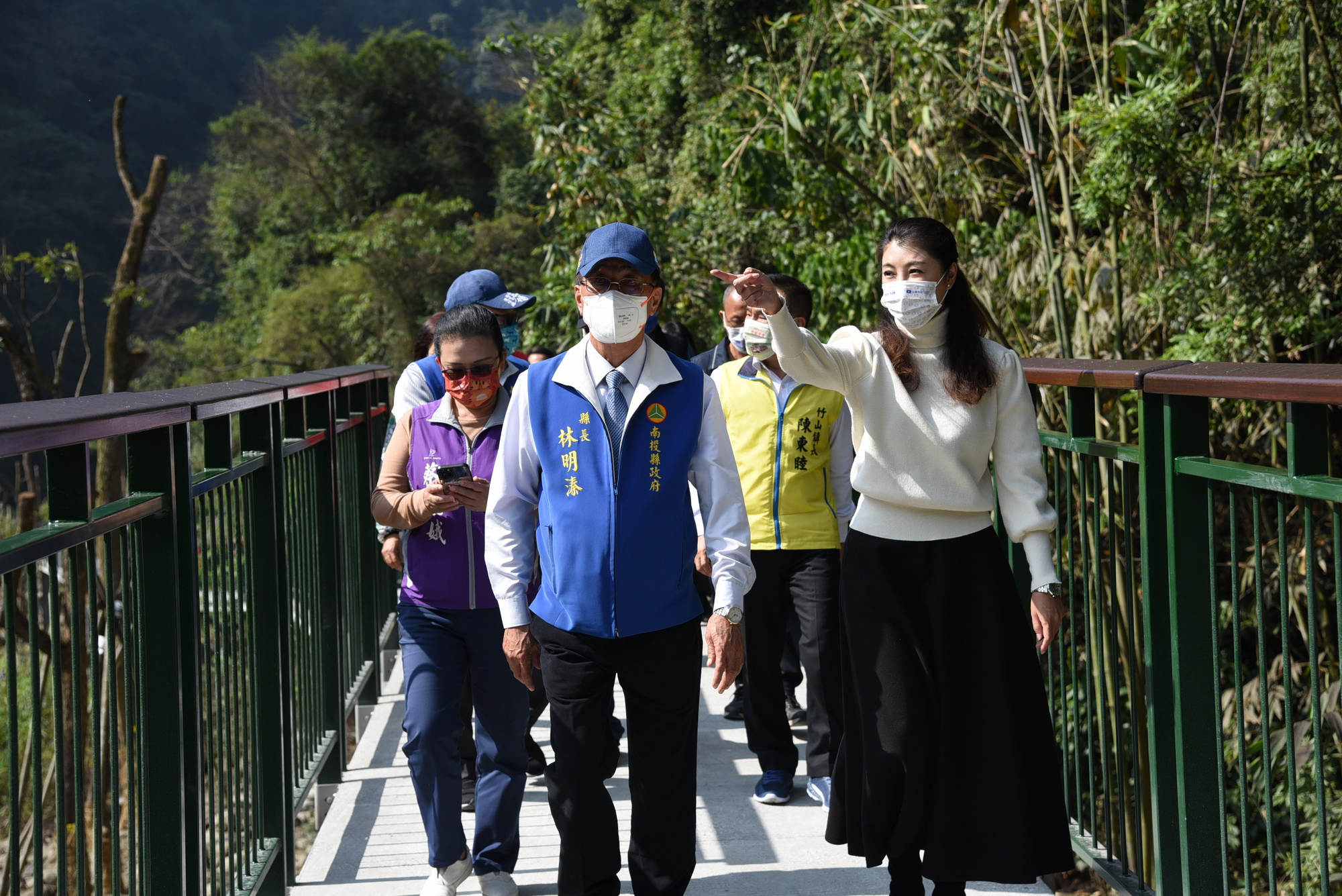 News images-Ruilong Falls in Zhushan Township reopens. A new experience of viewing the waterfall with barrier-free facilities, January 26
