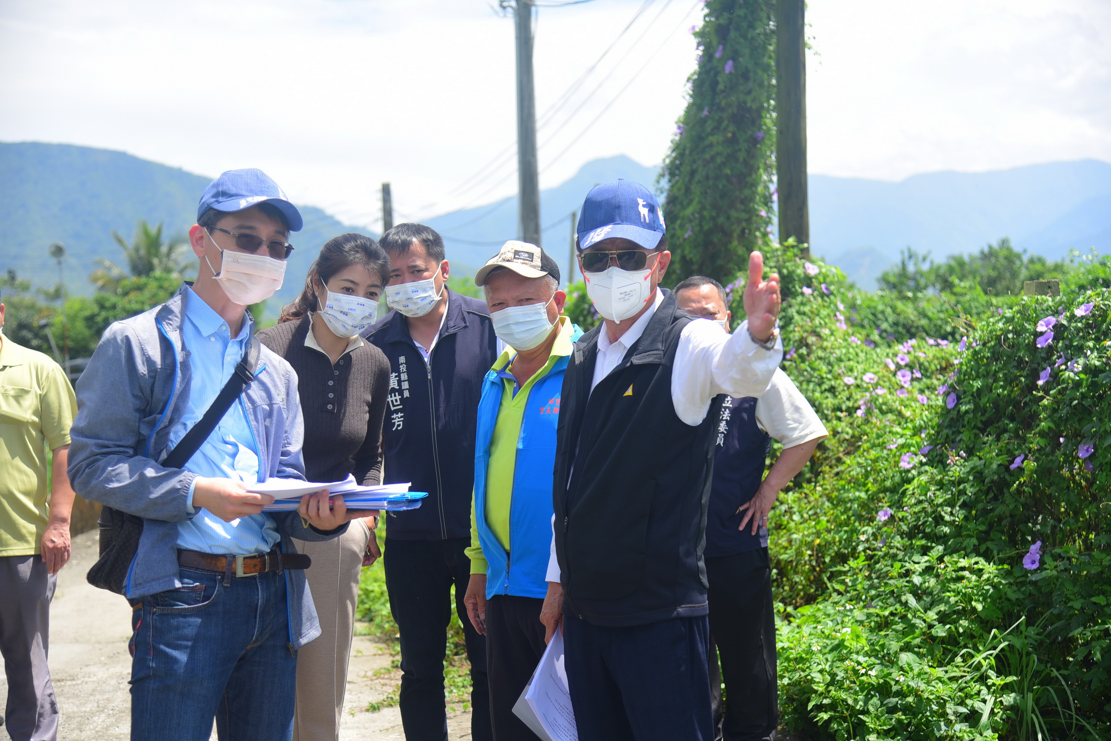 圖片-埔里5里農水路老舊危險 林縣長會勘籌千萬改善