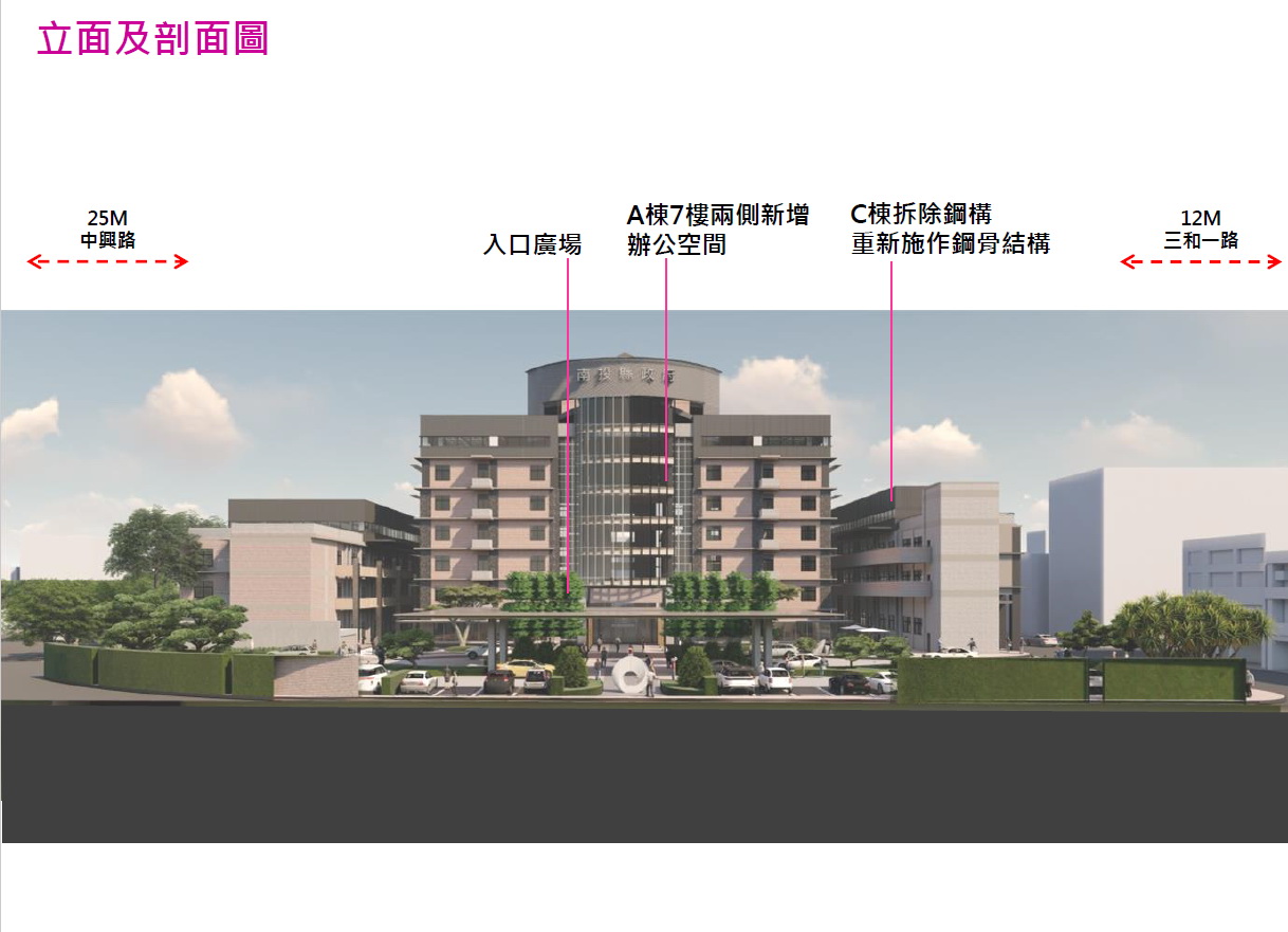 other image3-Nantou County Government Administration Building remains in service during reconstruction, April 8