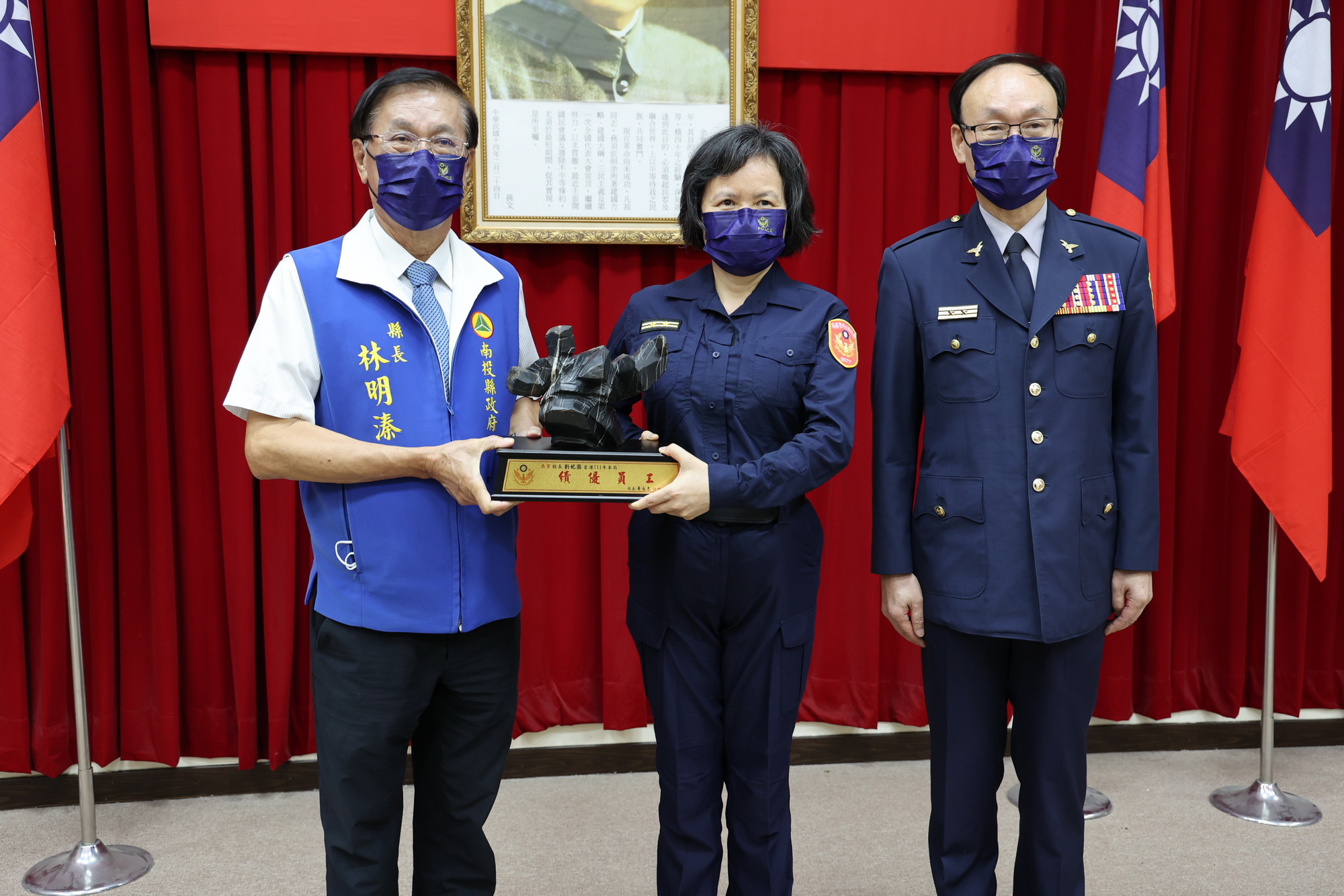 other image1-Celebrating Police Day, County Magistrate Lin praises outstanding officers, June 13