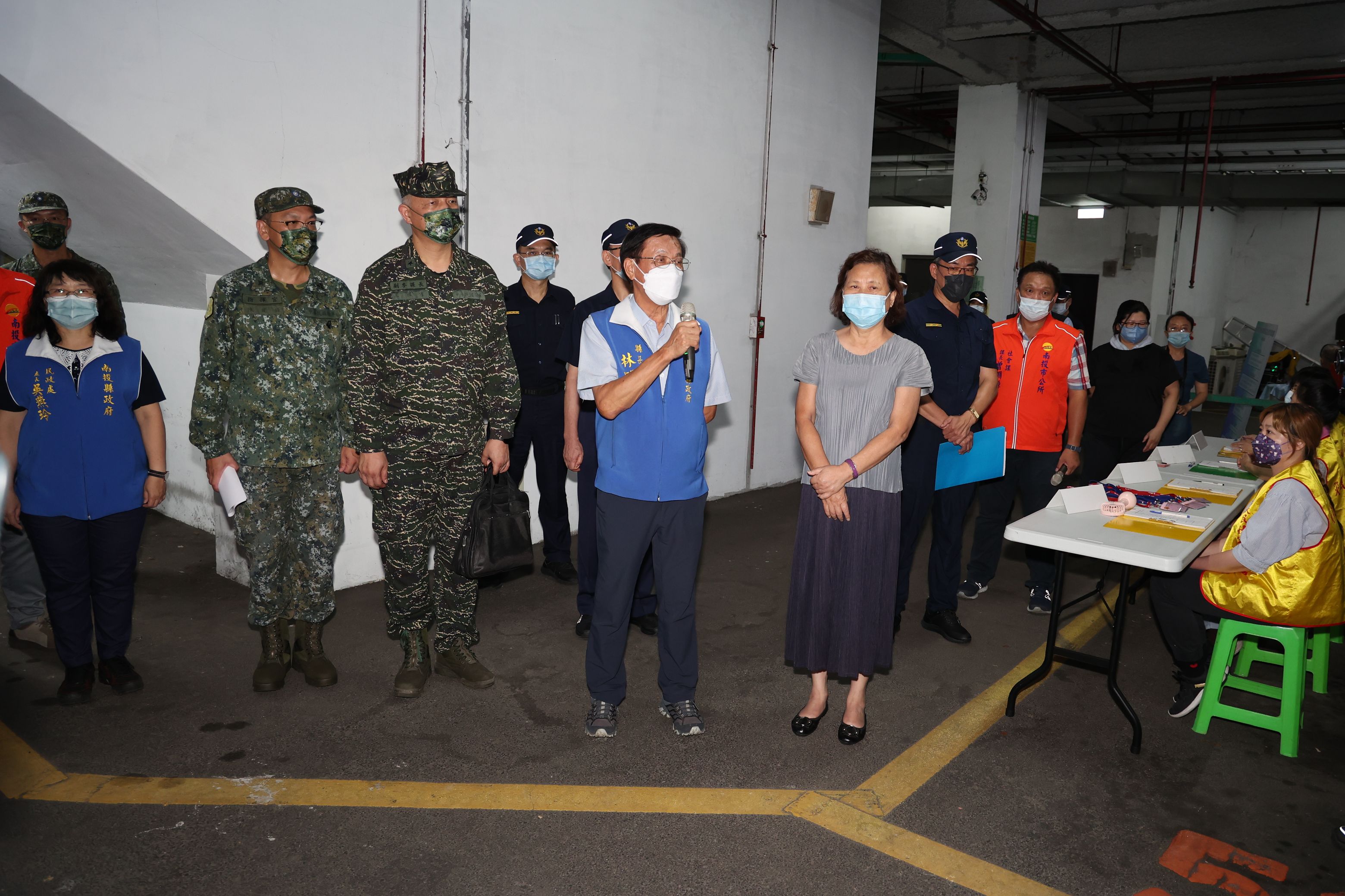 News images-Nantou fully prepared for Wan-an drill, County Magistrate Lin gives affirmation and expresses gratitude, July 26