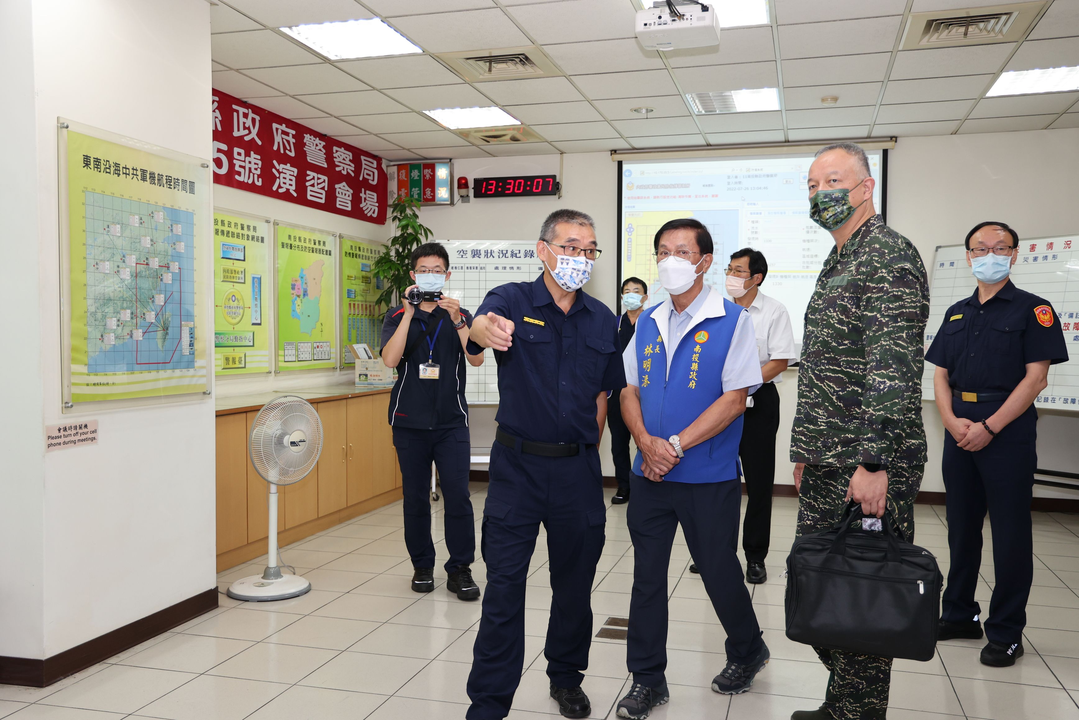other image3-Nantou fully prepared for Wan-an drill, County Magistrate Lin gives affirmation and expresses gratitude, July 26