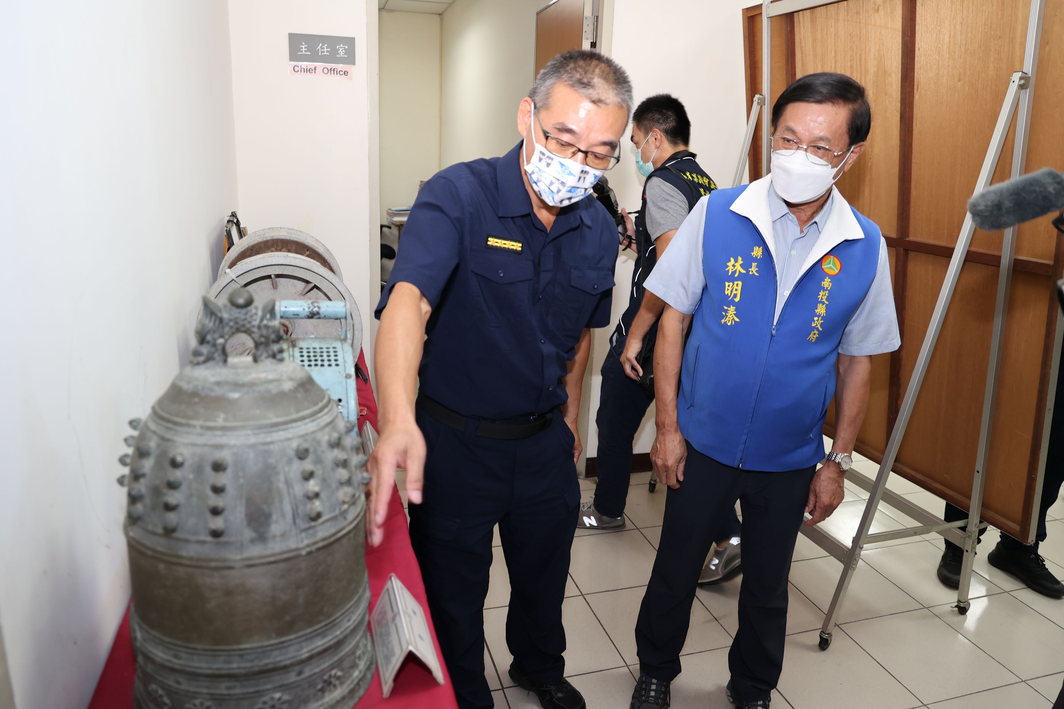 other image4-Nantou fully prepared for Wan-an drill, County Magistrate Lin gives affirmation and expresses gratitude, July 26