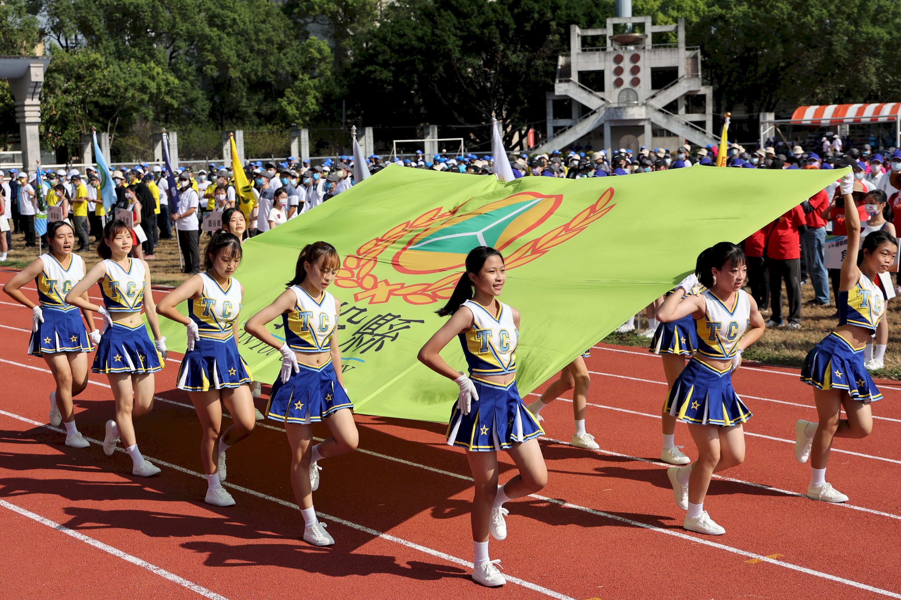 News images-The 70th Nantou City Athletic Games and the Rice Banquet opened grandly to demonstrate the sports enthusiasm of the people in the county, November 15