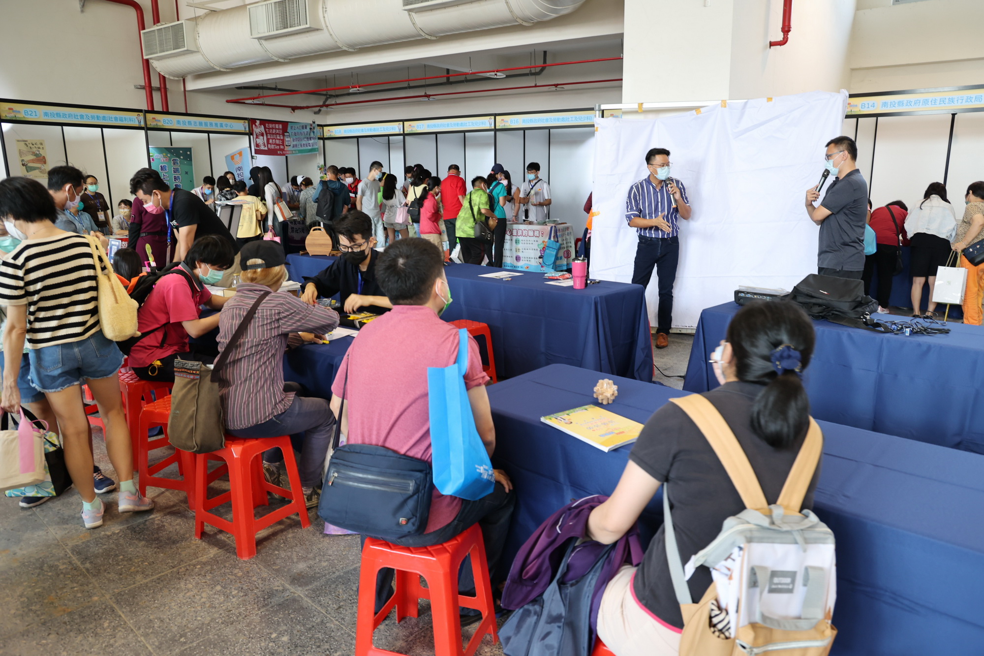 other image4-Nantou Job Expo was held. Magistrate encouraged people to seek jobs of their preferences, November 19.
