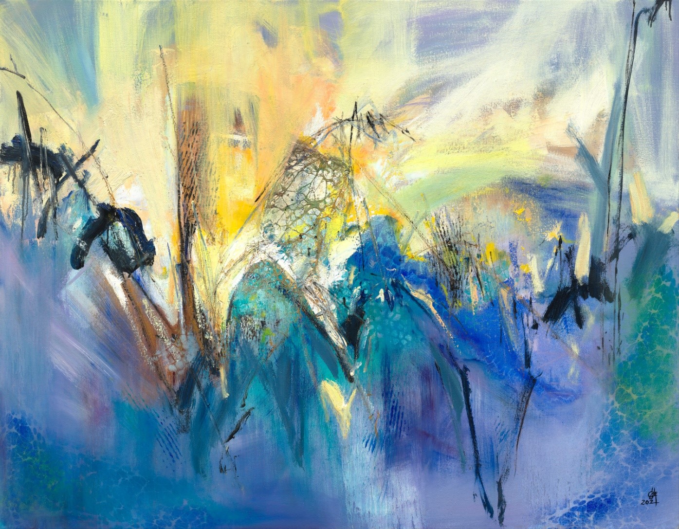 文章圖片-山林交響曲-高鮮油畫展