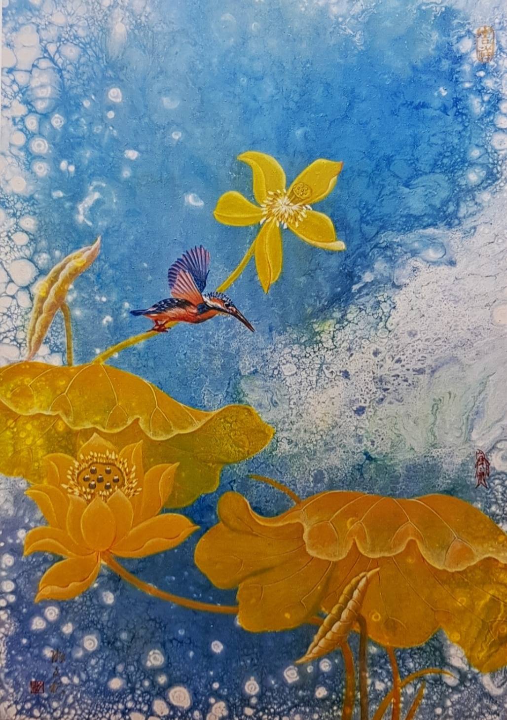 文章圖片-藝氣豐發-南投縣草屯鎮九九美術學會會員聯展