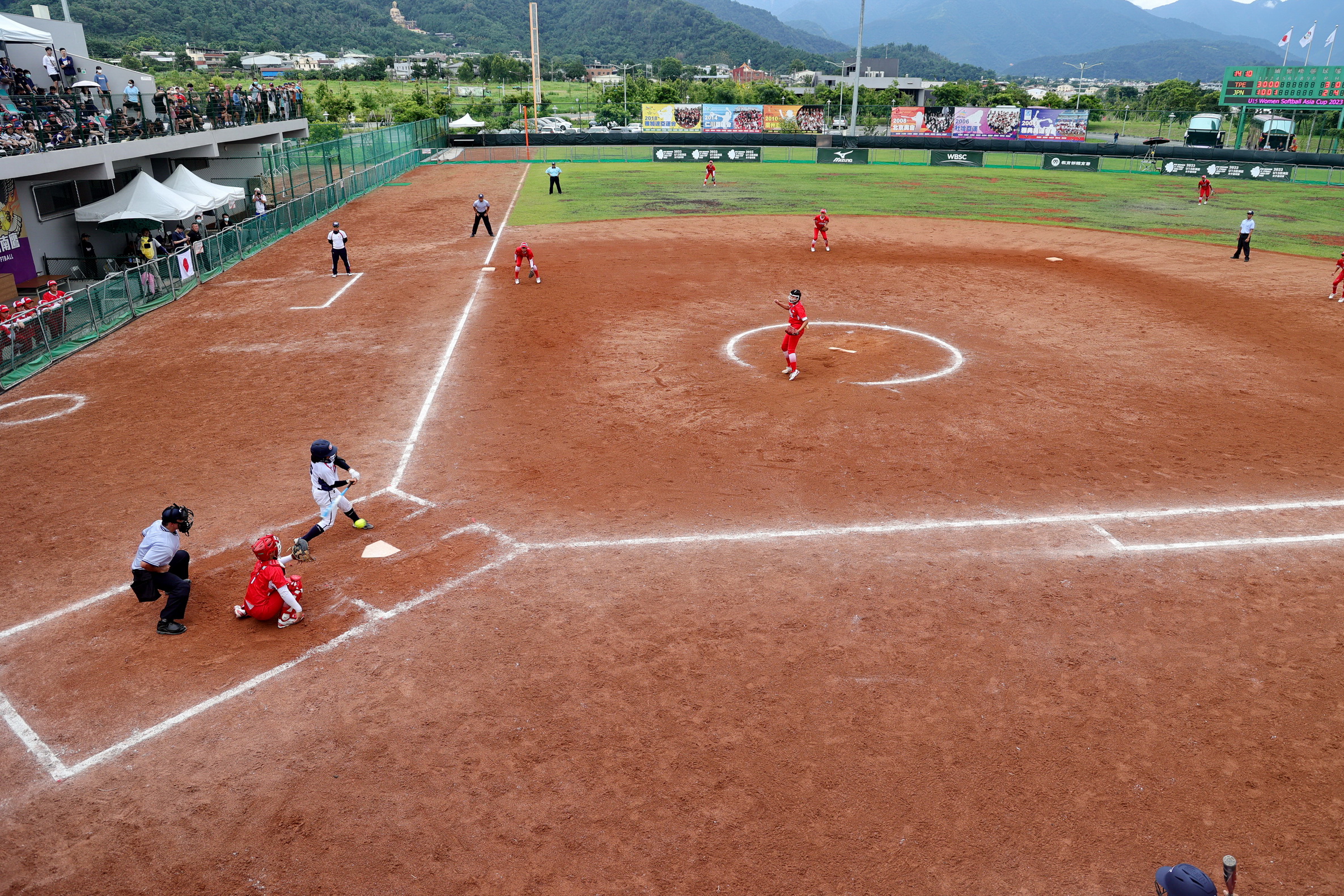 other image4-The first U15 Women's Softball Asian Cup was played in Puli, the Chinese Taipei team fought for the gold medal, June 17th