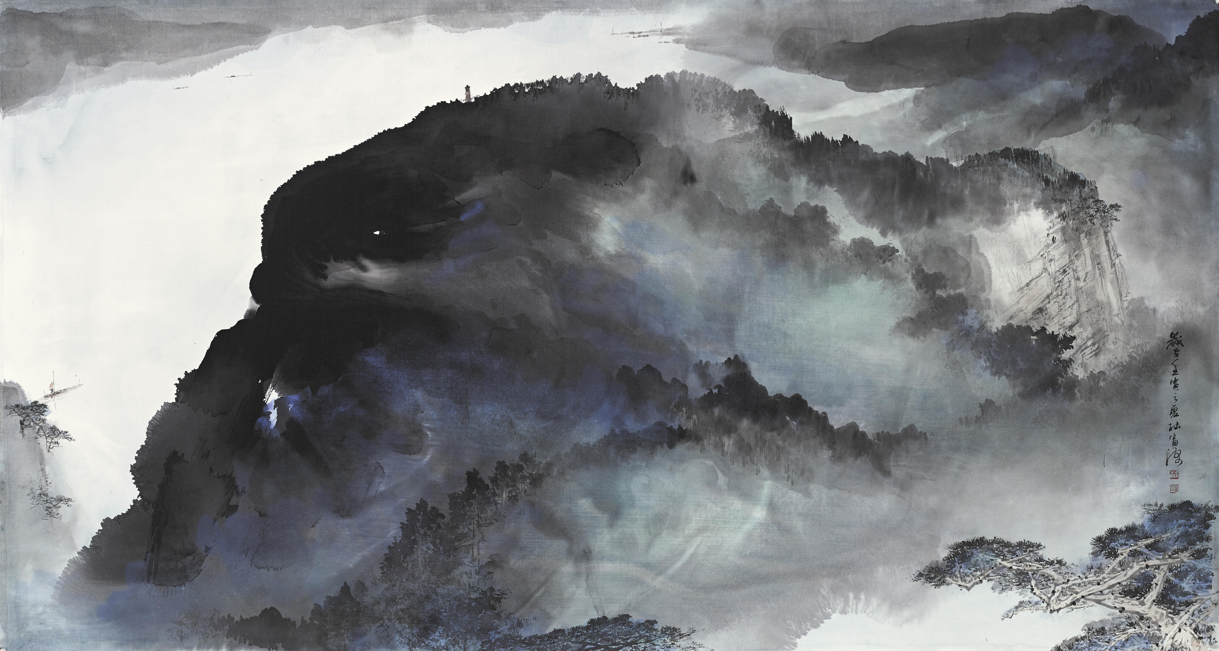 文章圖片-與山川共舞-林富源水墨行旅畫展