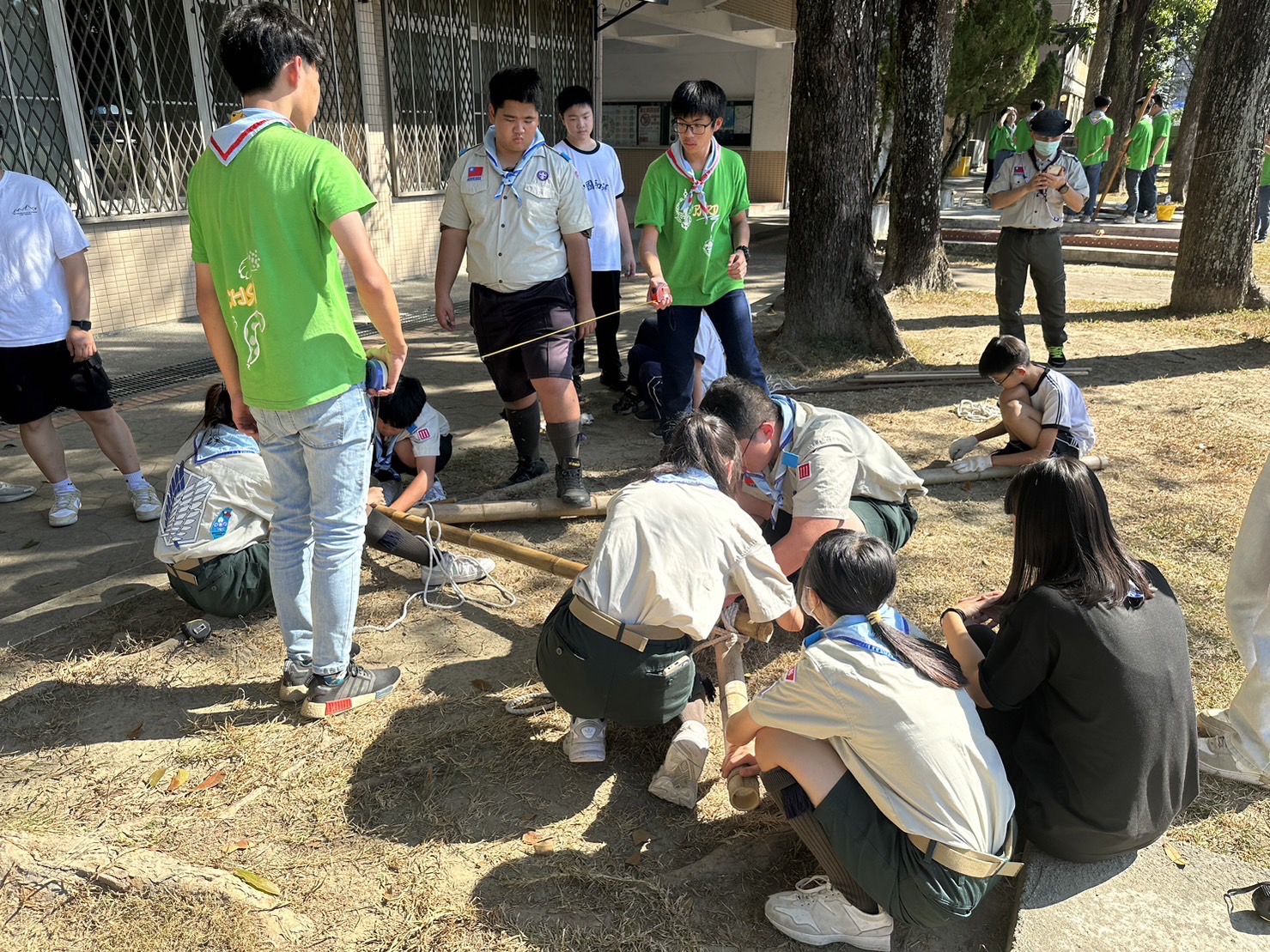 (開新視窗)連至 112年度童軍工程營於竹山高中登場 完整照片