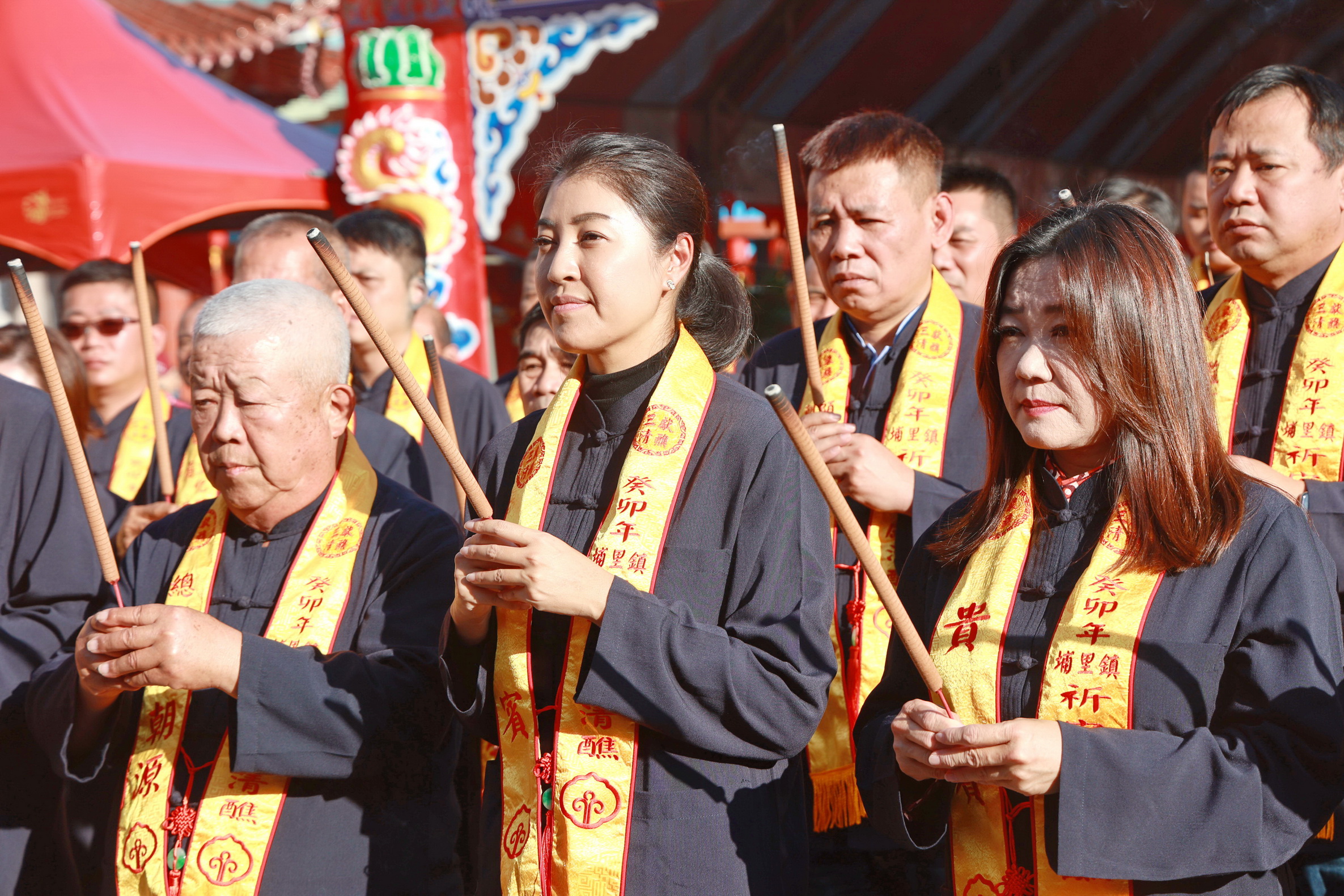 圖片-埔里三獻清醮大典圓滿 許縣長主持普渡開香祈求平安