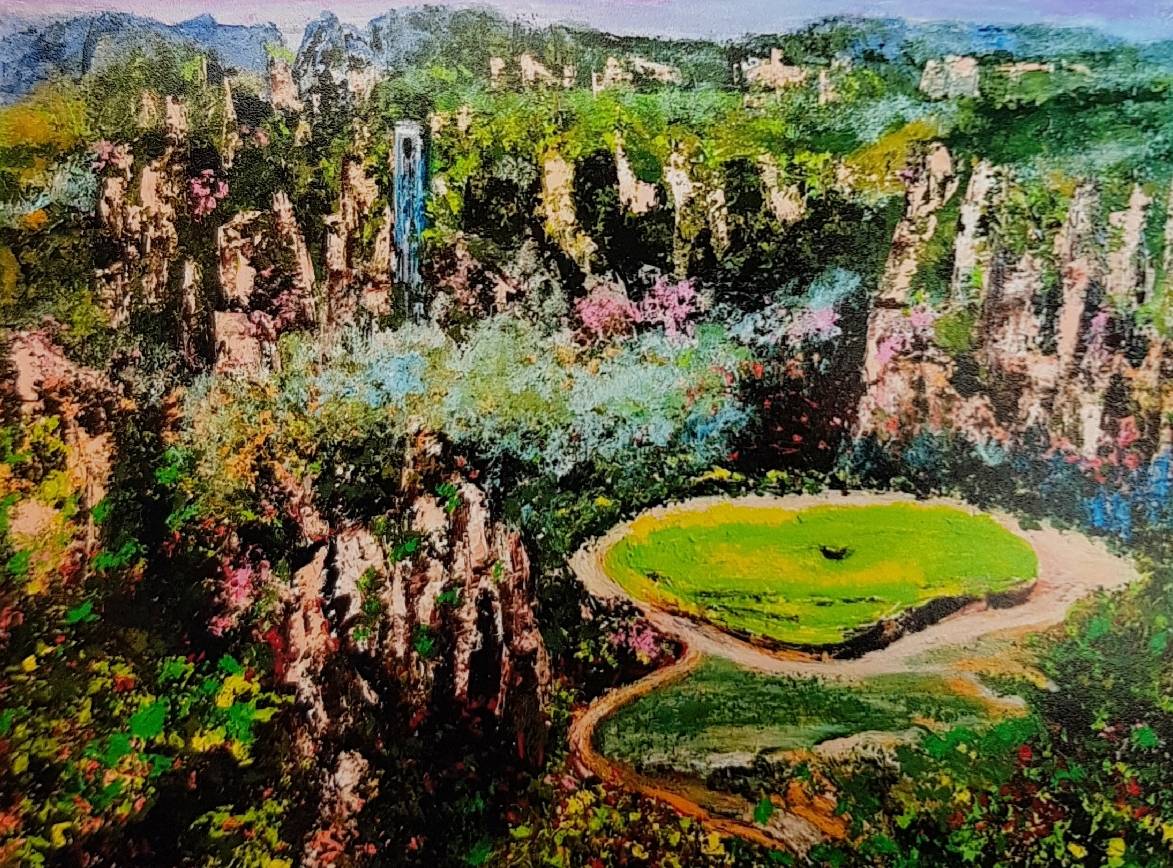 文章圖片-足跡-謝滄益.高春妹油畫雙人展