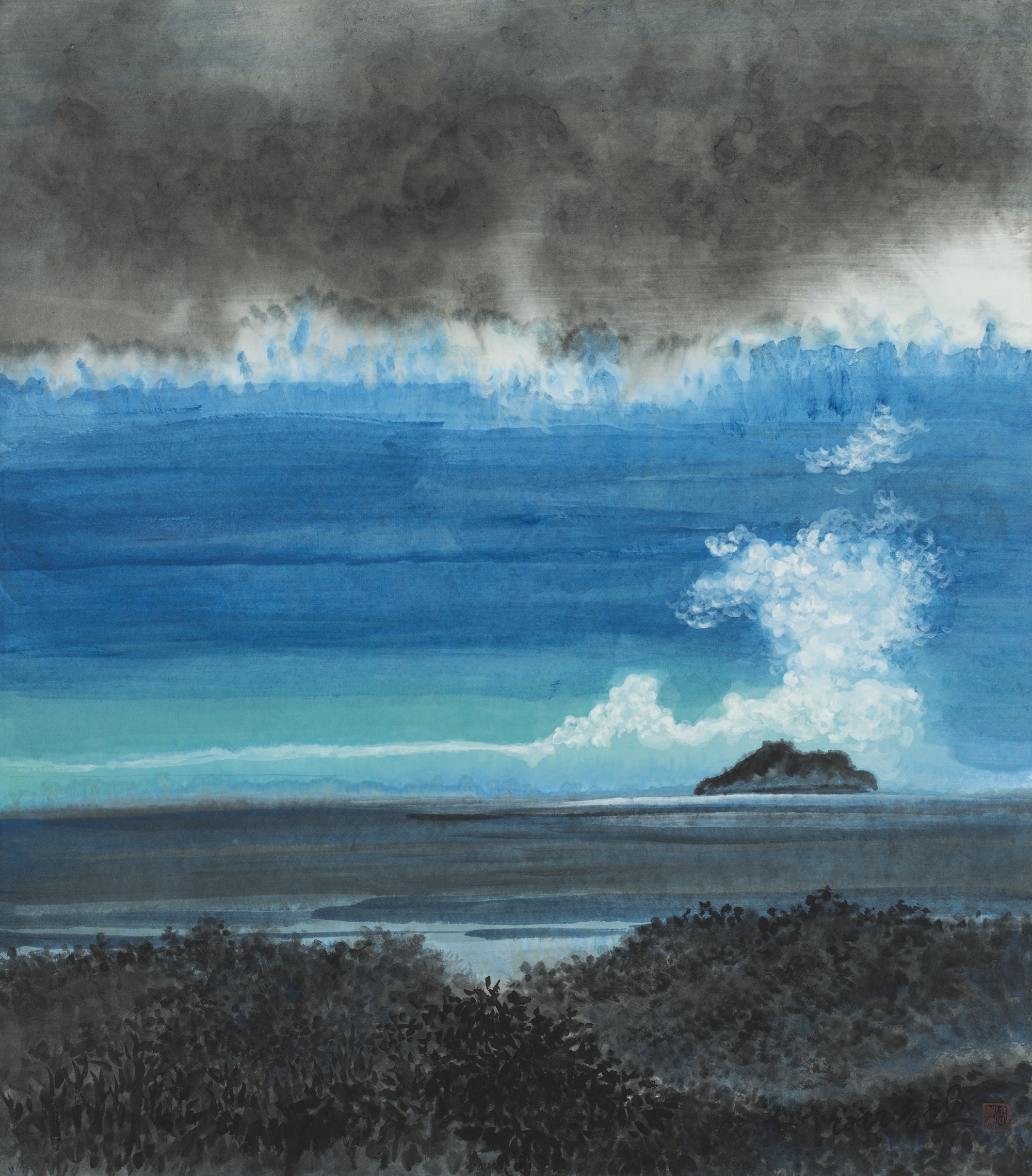 相關圖片2-北港朝天宮書法家暨水墨名家 灣Life-round two蔡奇勳書畫個展